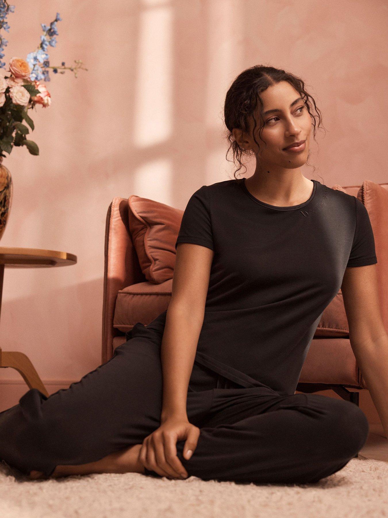 Image 3 of 7 of B By Ted Baker Lyocell And Wool Blend Pyjamas Set