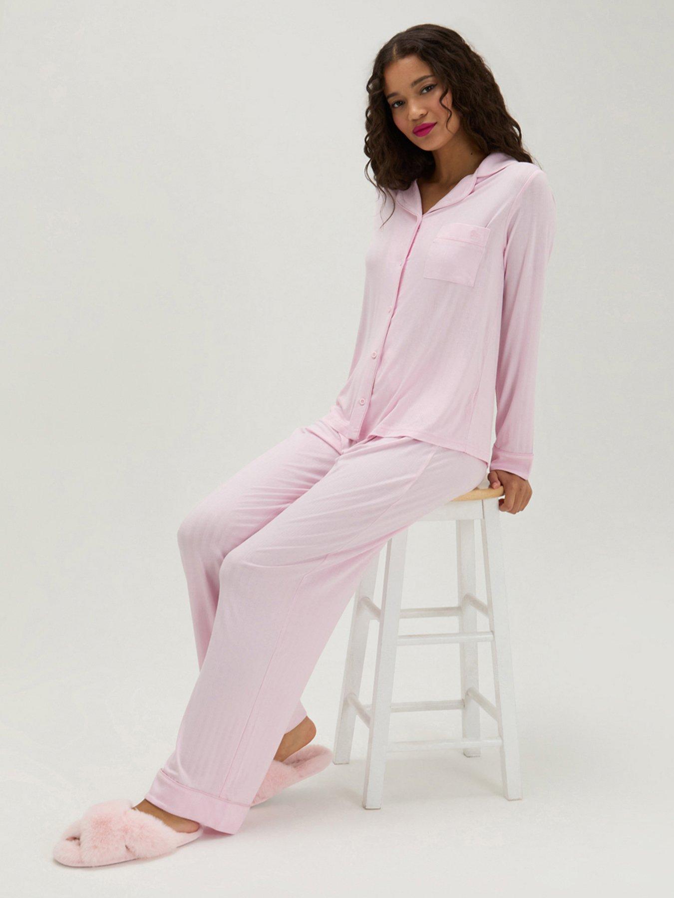Boux Avenue Long Sleeve Pyjama Set - Pink