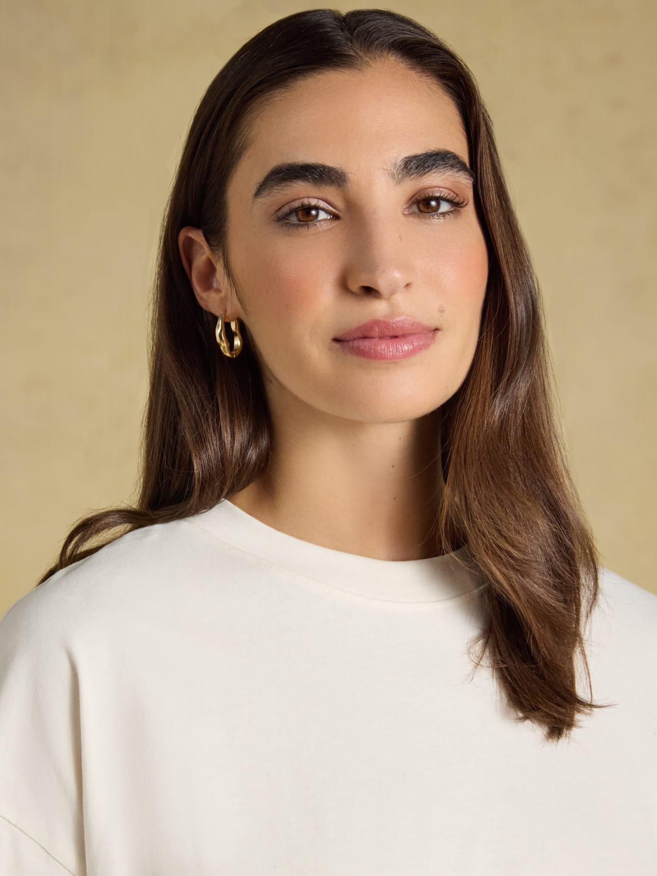 Image 4 of 6 of Joules Womens Long Sleeve Jersey Top - Cream