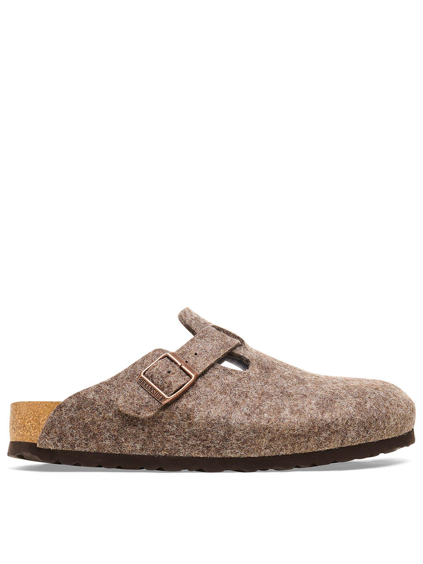 Image 1 of 3 of Birkenstock Mens Boston Felt Clogs - Cacao