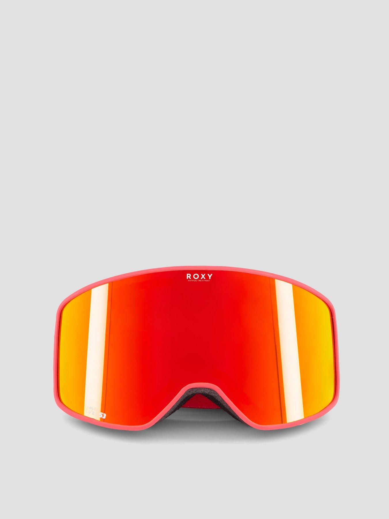 Image 2 of 4 of Roxy Womens Storm Wraparound Lens Adjustable Strap Goggles - Red