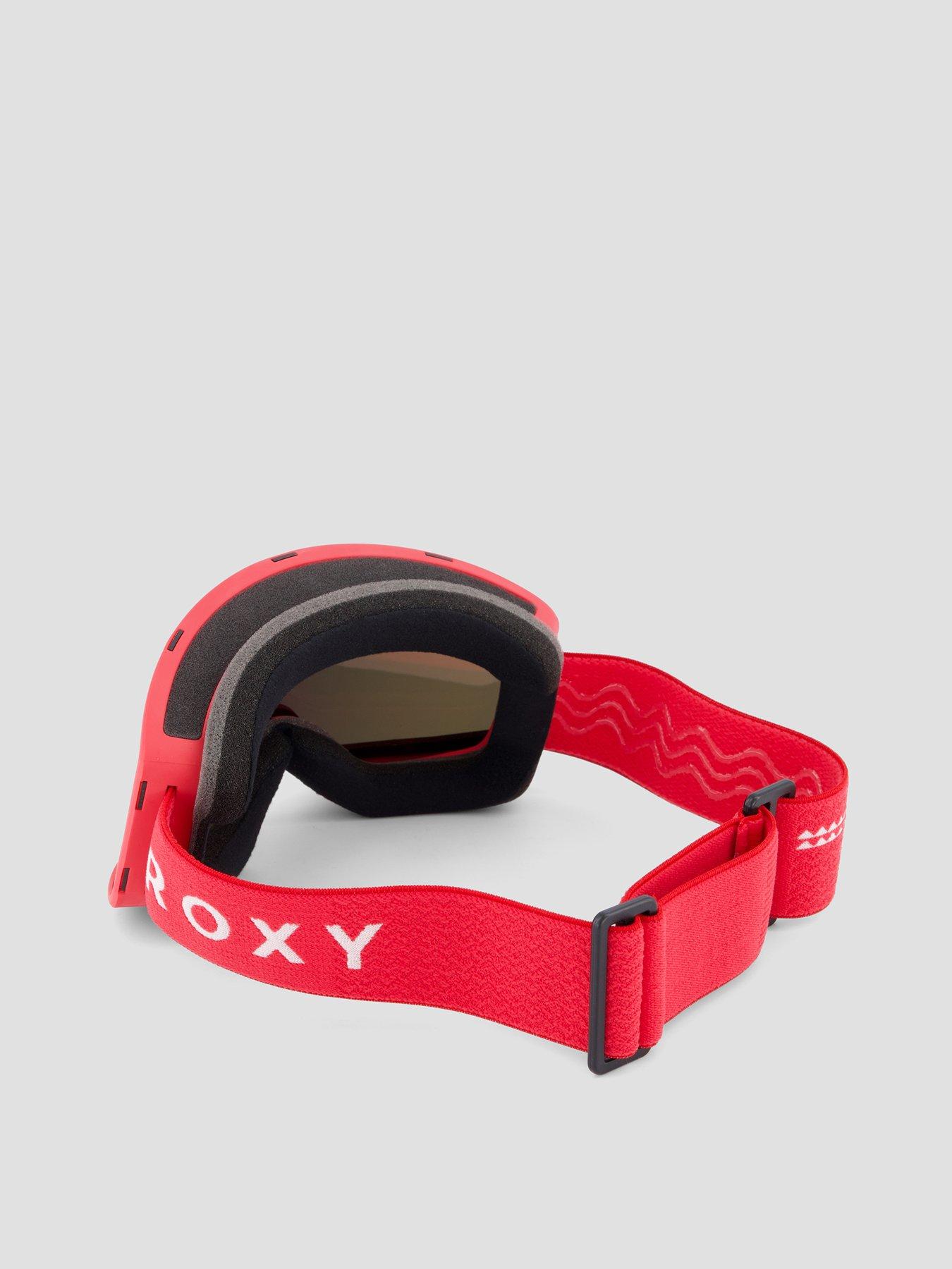 Image 4 of 4 of Roxy Womens Storm Wraparound Lens Adjustable Strap Goggles - Red
