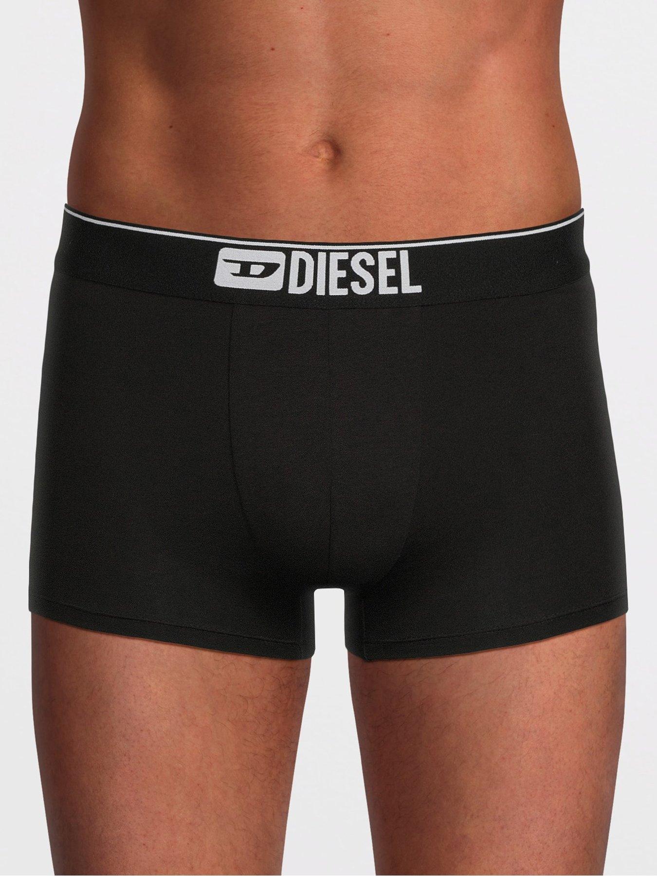 Image 2 of 4 of Diesel Mens Damien 3 Pack Trunks - Black