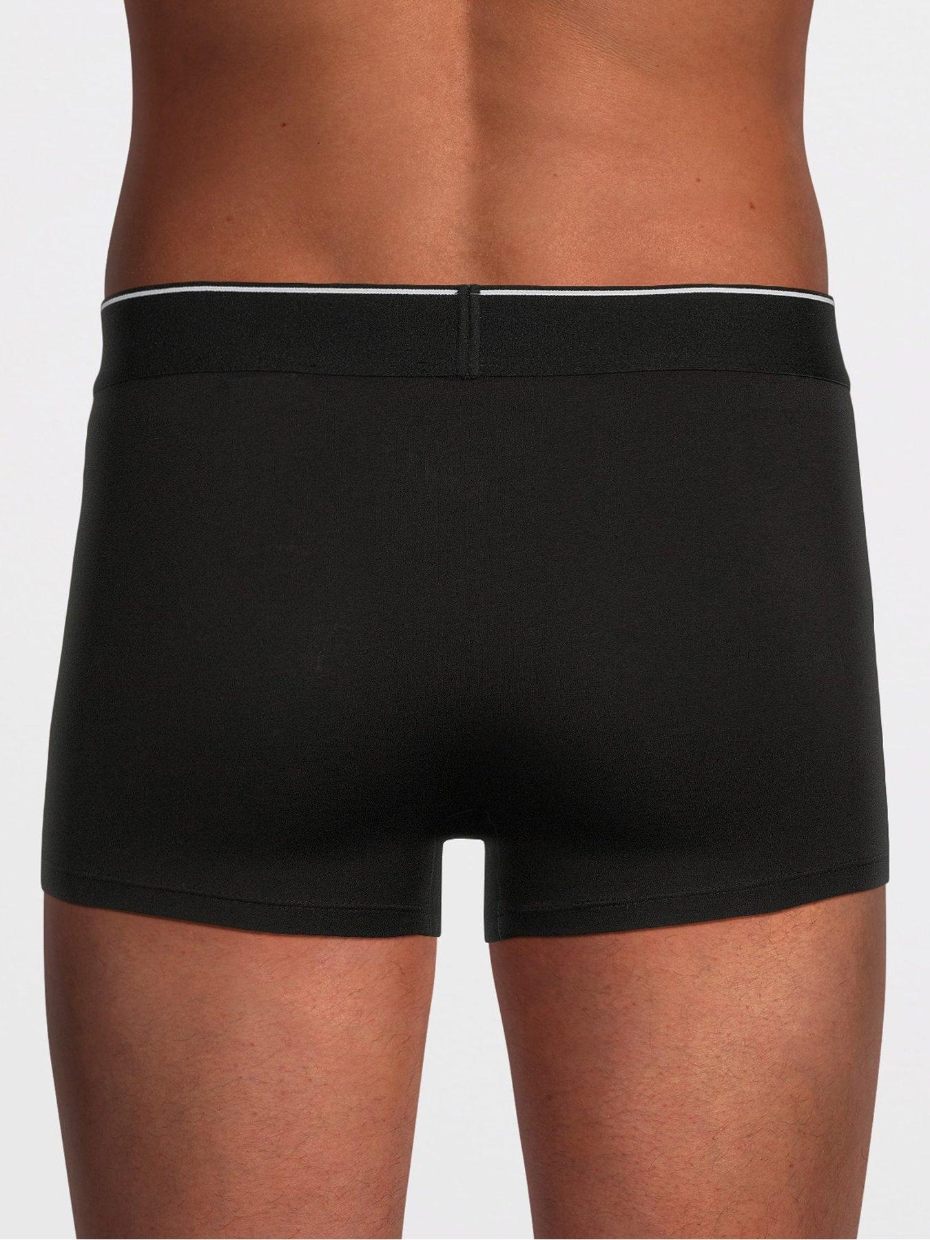 Image 3 of 4 of Diesel Mens Damien 3 Pack Trunks - Black