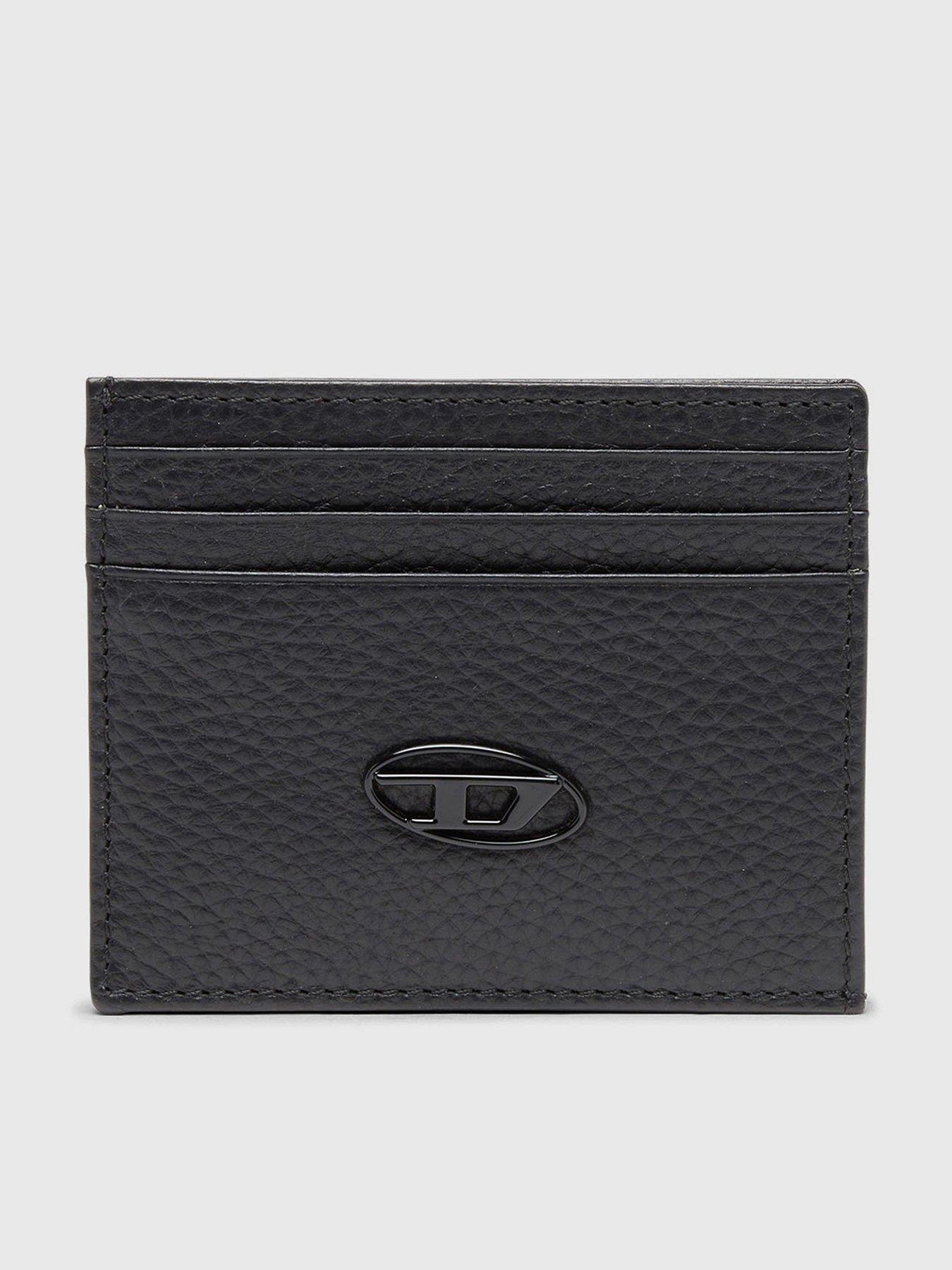 Image 1 of 4 of Diesel Diesel D Oval Card Holder - Black