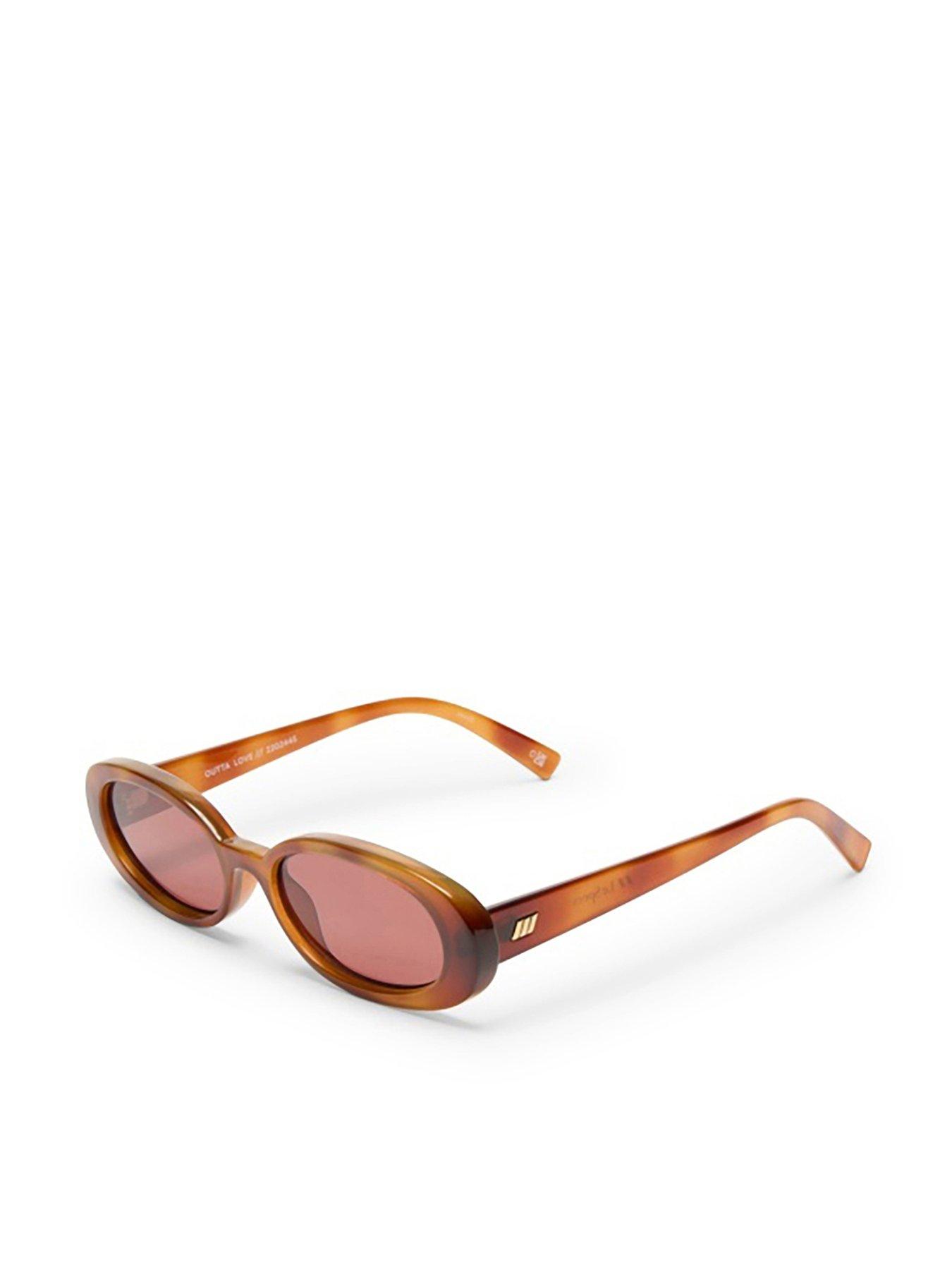 Image 2 of 4 of LE SPECS Outta Love Sunglasses - Brown