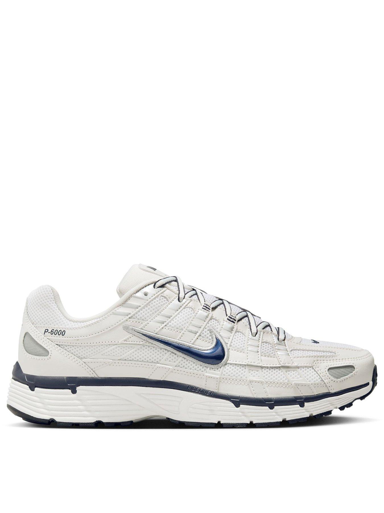 Nike Mens P-6000 Trainers, White, Size 6, Men