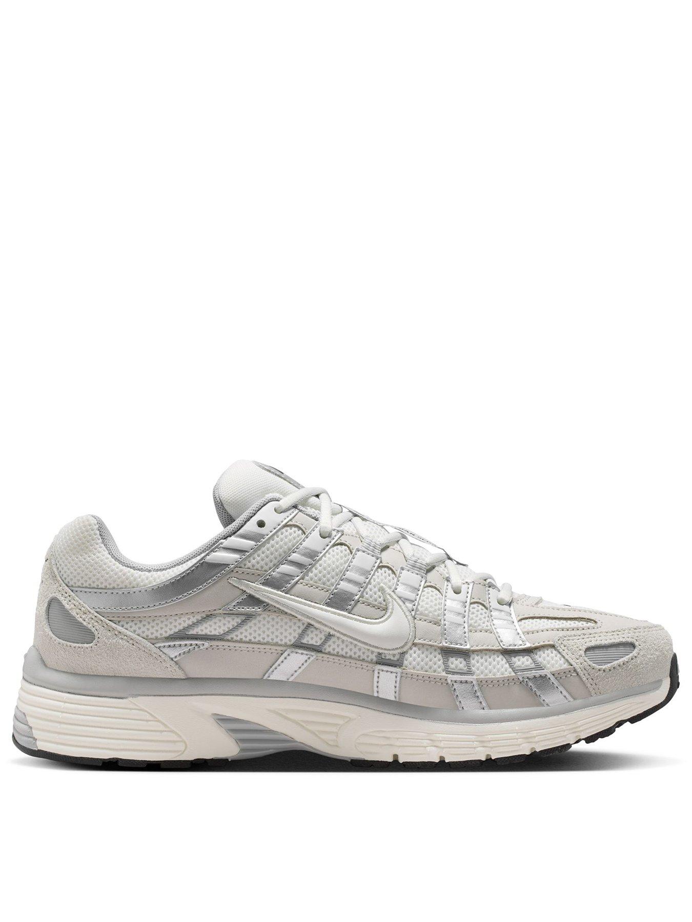 Nike Mens P-6000 Trainers - Grey/White