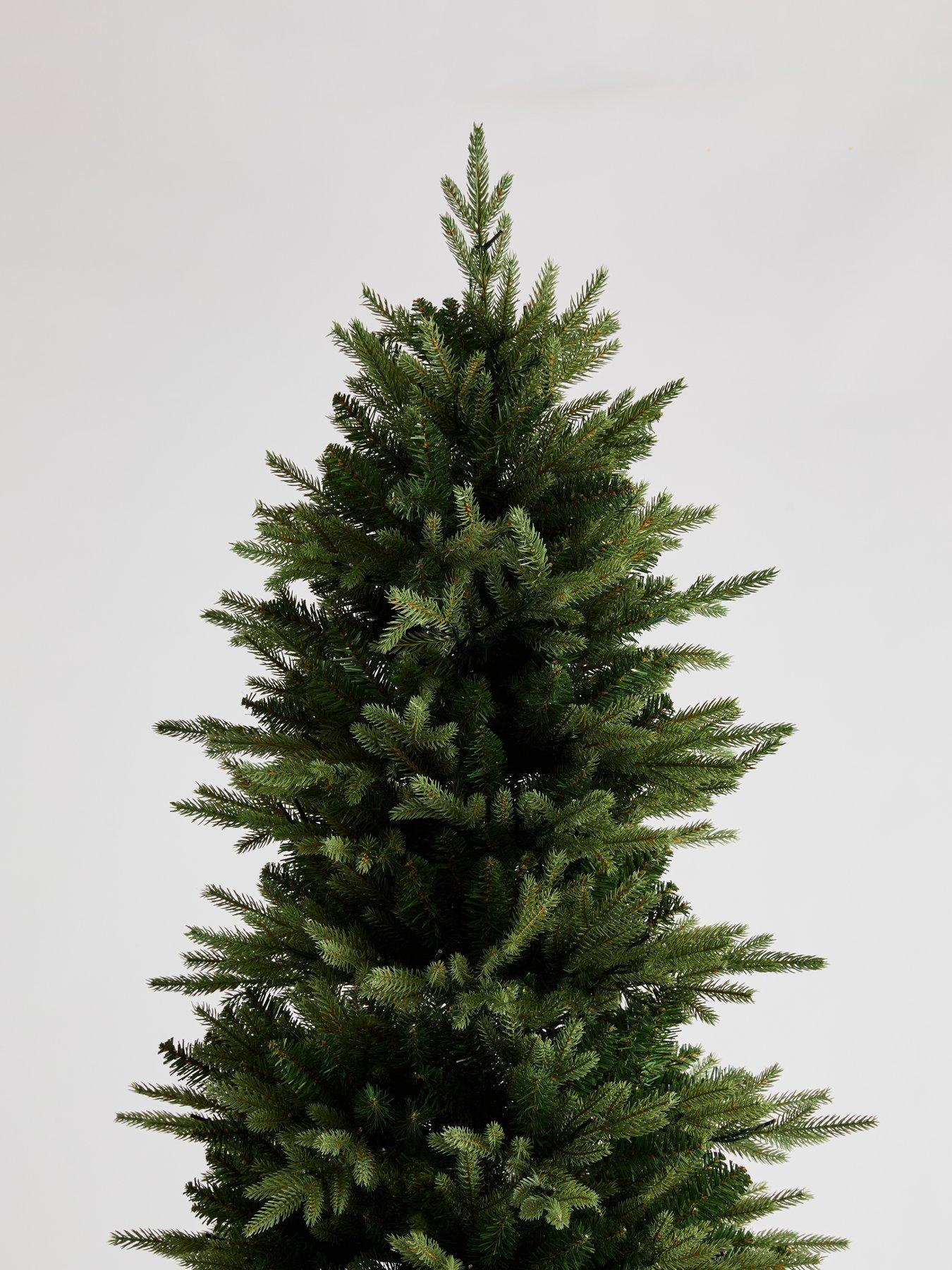 Image 4 of 7 of Festive 7ft Prelit Shadowfall Fir Christmas&nbsp;Tree