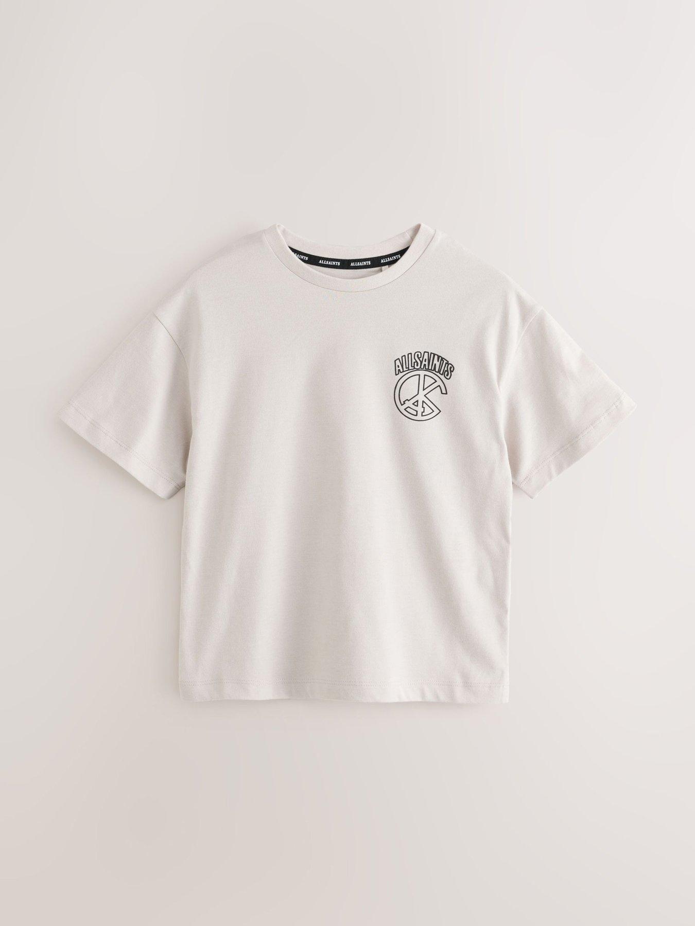 Image 3 of 6 of smALLSAINTS Boys' 3 Pack Graphic Logo Short Sleeve T-Shirts - Blue/White/Mint