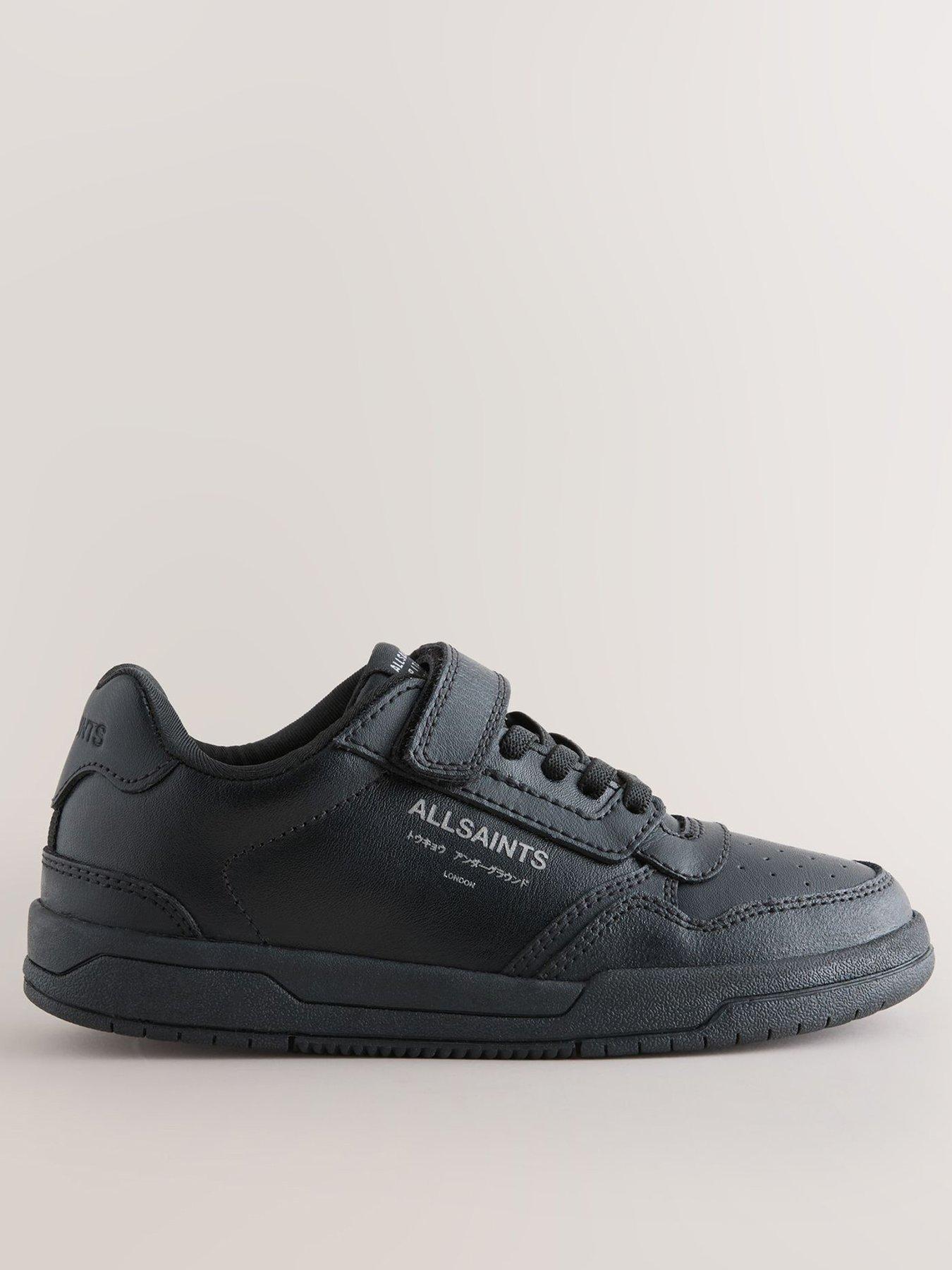 smALLSAINTS Underground Logo Elasticated Lace up Trainers - Black