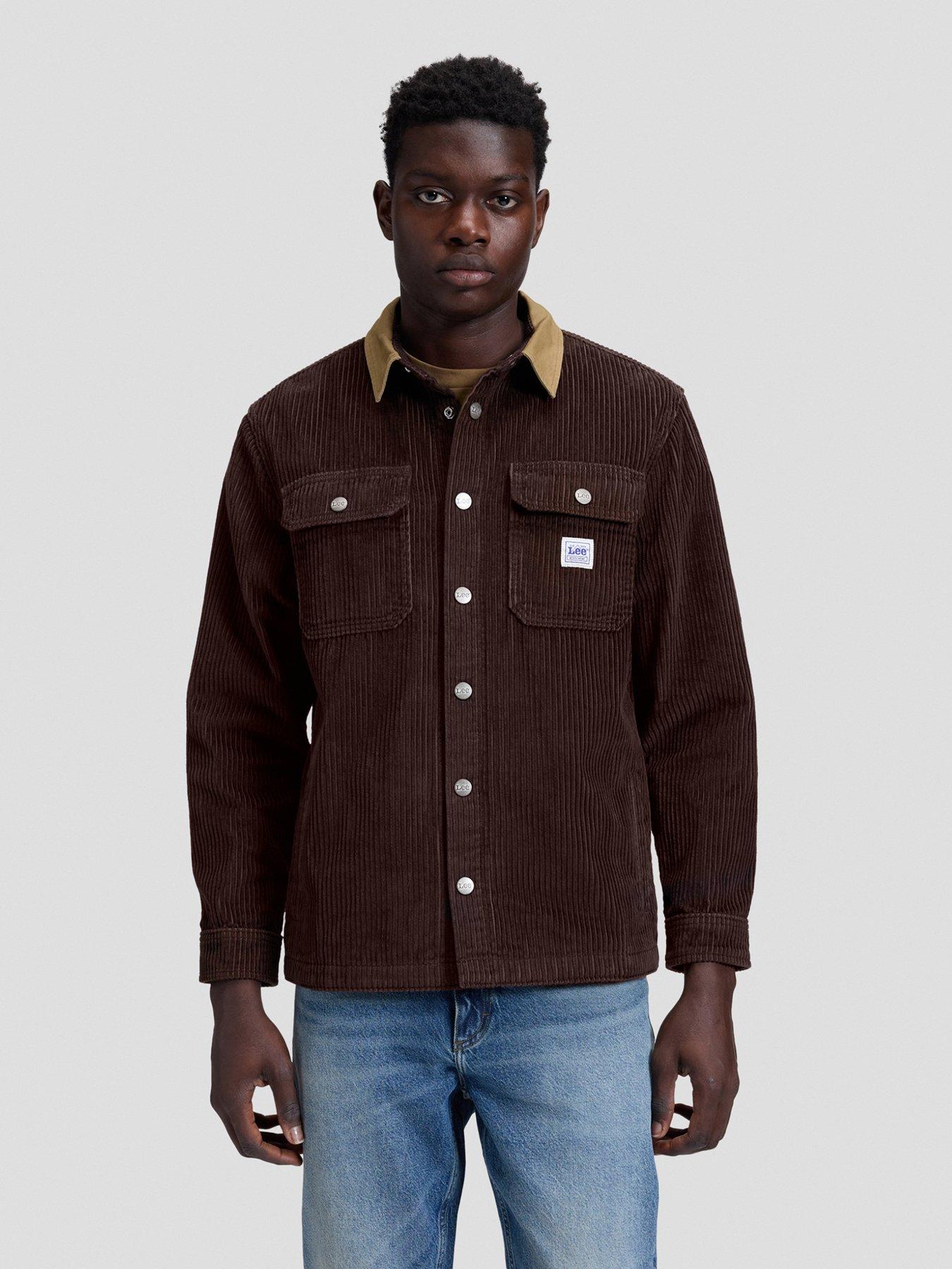 Lee Men's Marron Overshirt Relaxed - Image 3