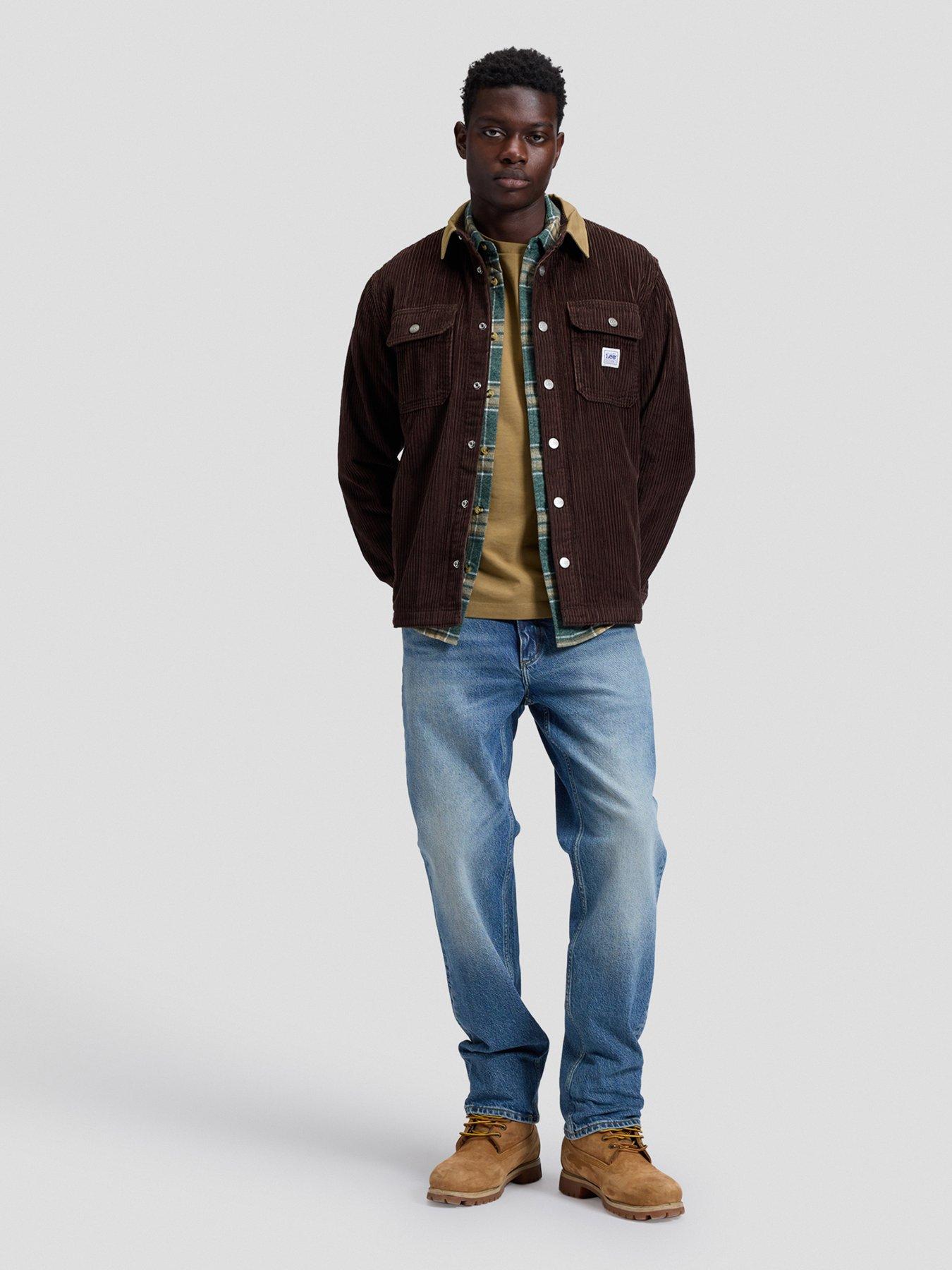 Image 3 of 5 of Lee Workwear Pocket Relaxed Overshirt - Brown