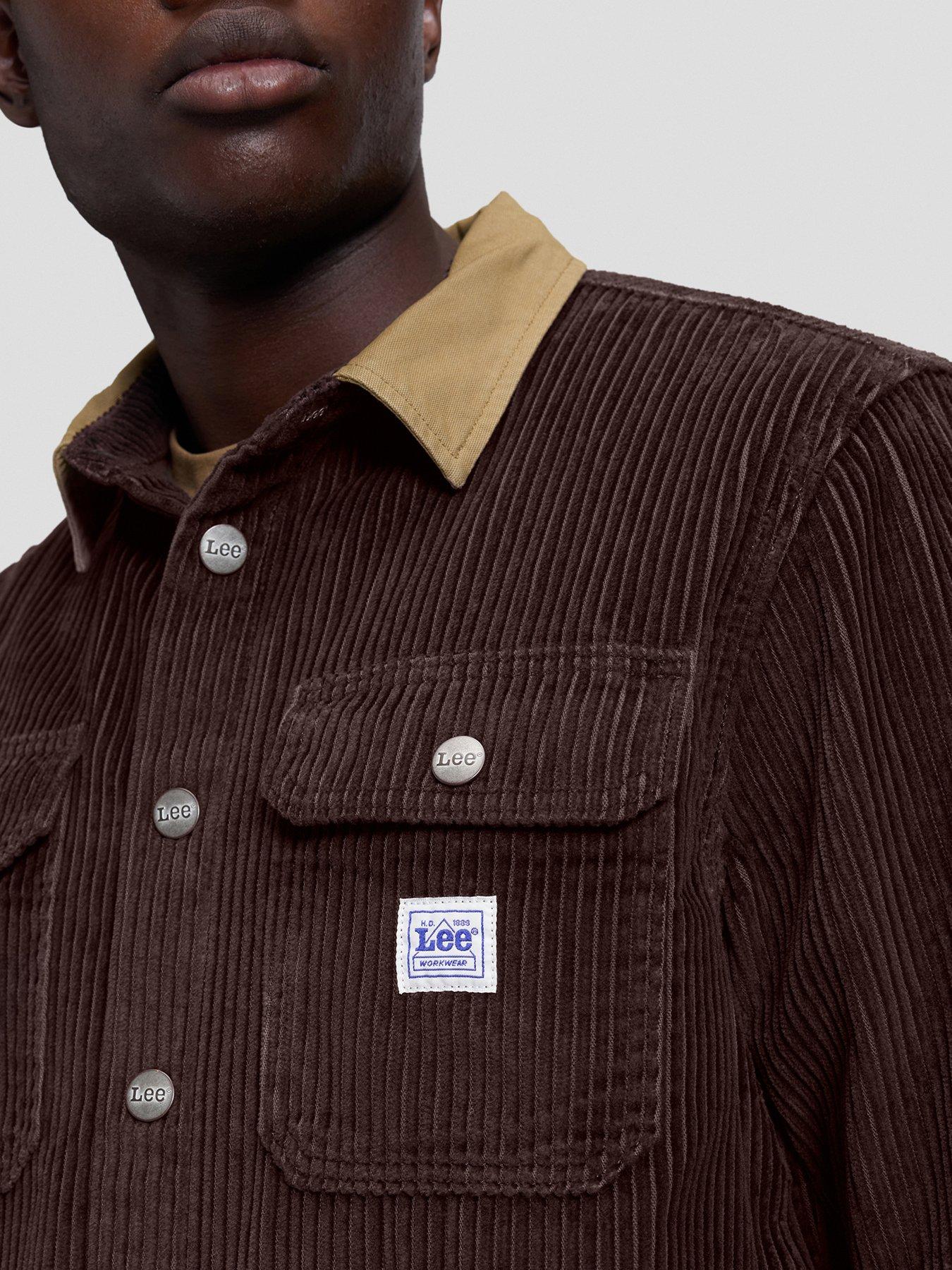 Image 5 of 5 of Lee Workwear Pocket Relaxed Overshirt - Brown