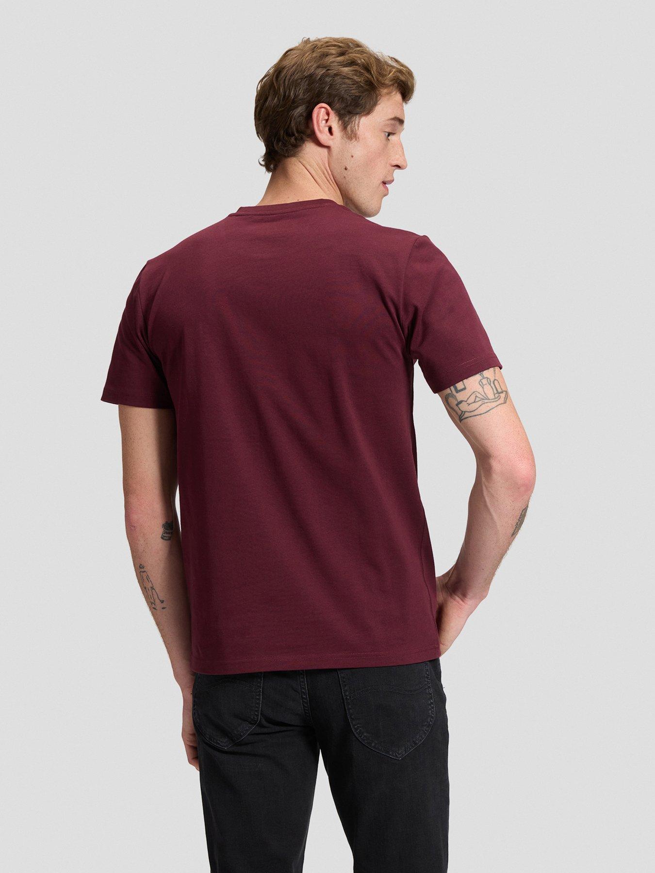 Image 2 of 4 of Lee Denim Logo Regular Fit T-shirt - Red