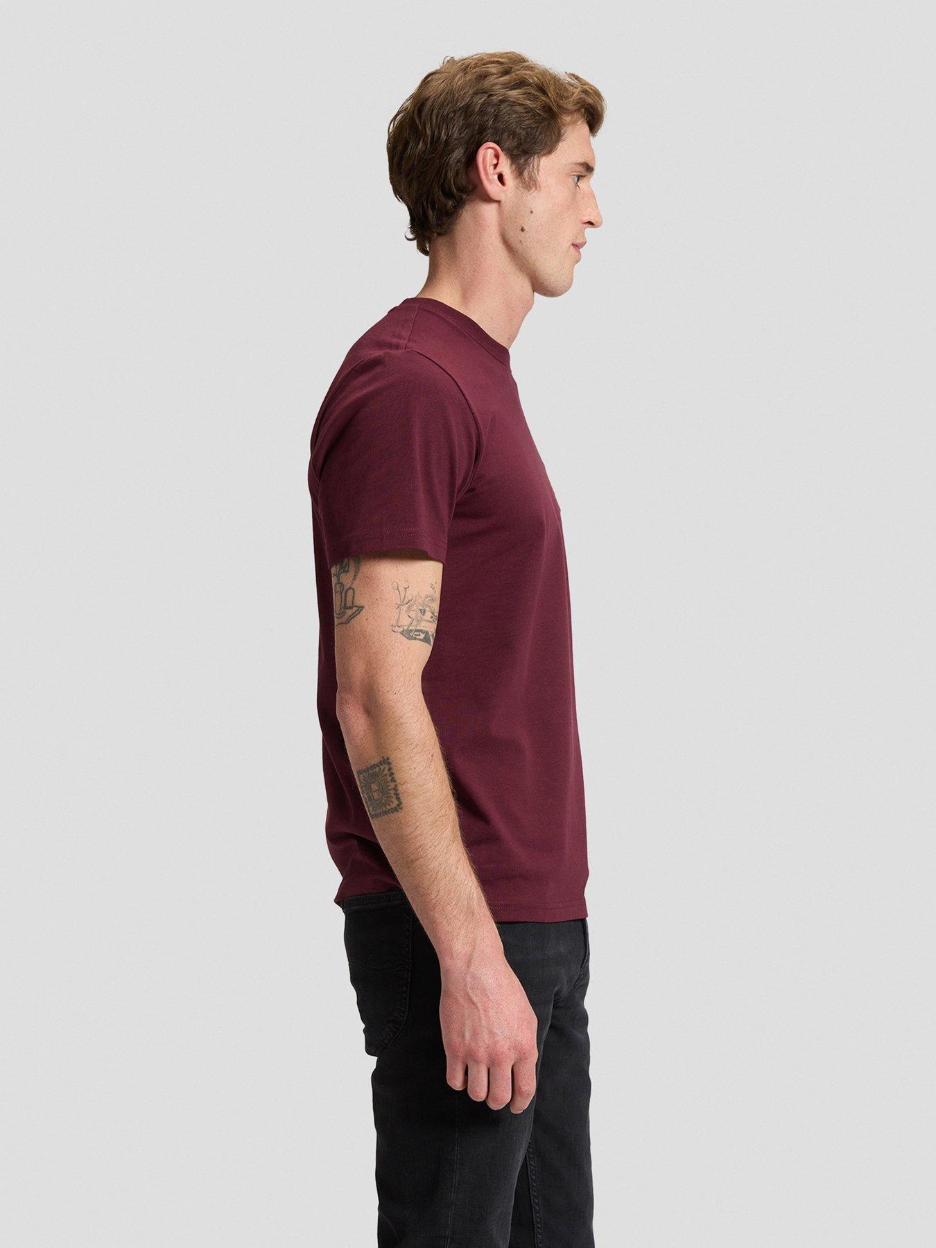 Image 4 of 4 of Lee Denim Logo Regular Fit T-shirt - Red