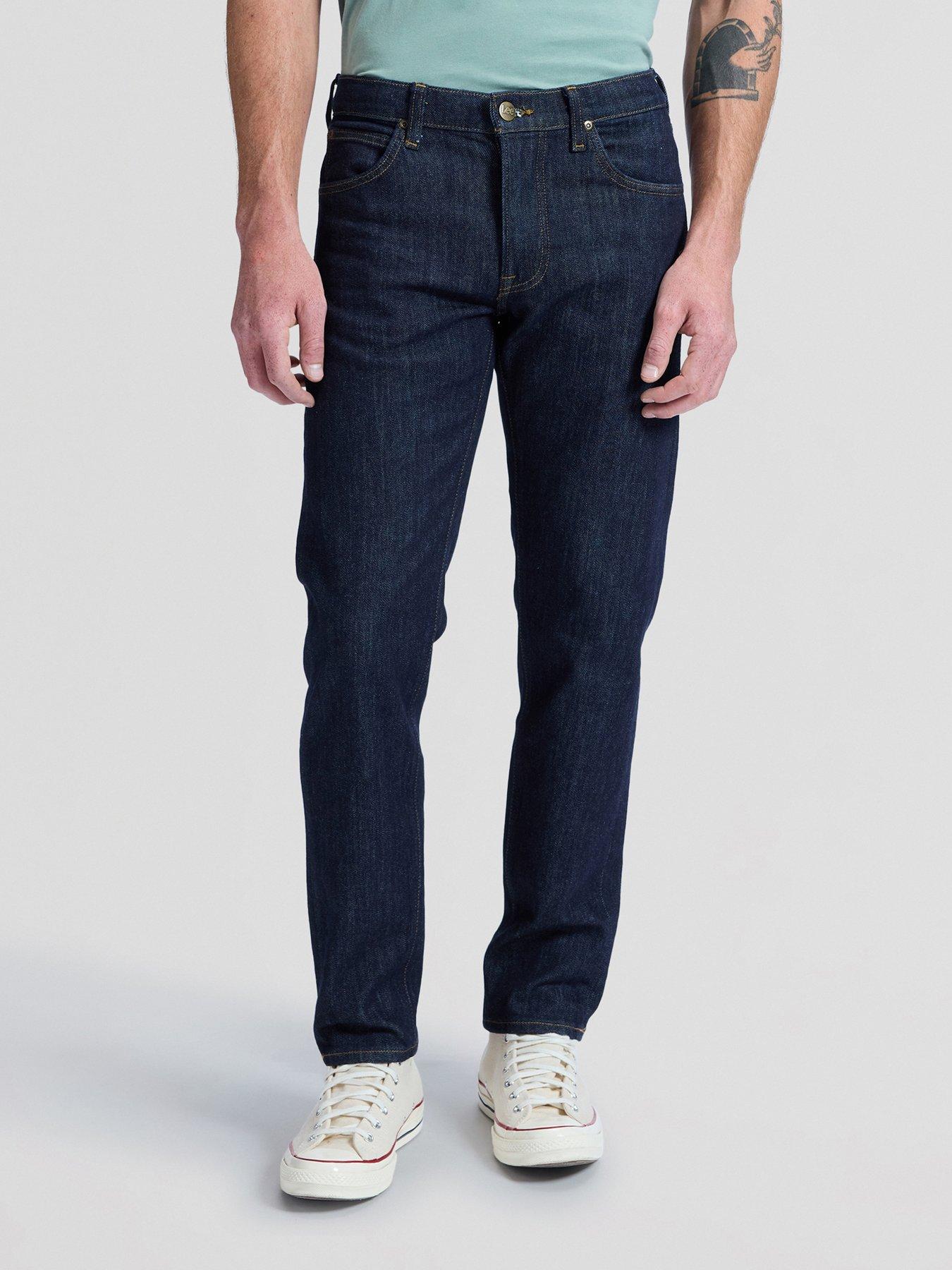 Image 1 of 5 of Lee Daren Regular Straight Jeans - Dark Blue