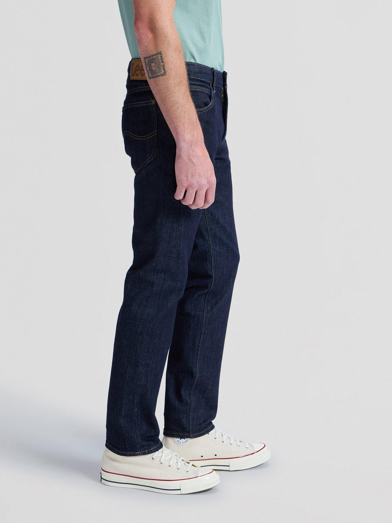 Image 4 of 5 of Lee Daren Regular Straight Jeans - Dark Blue