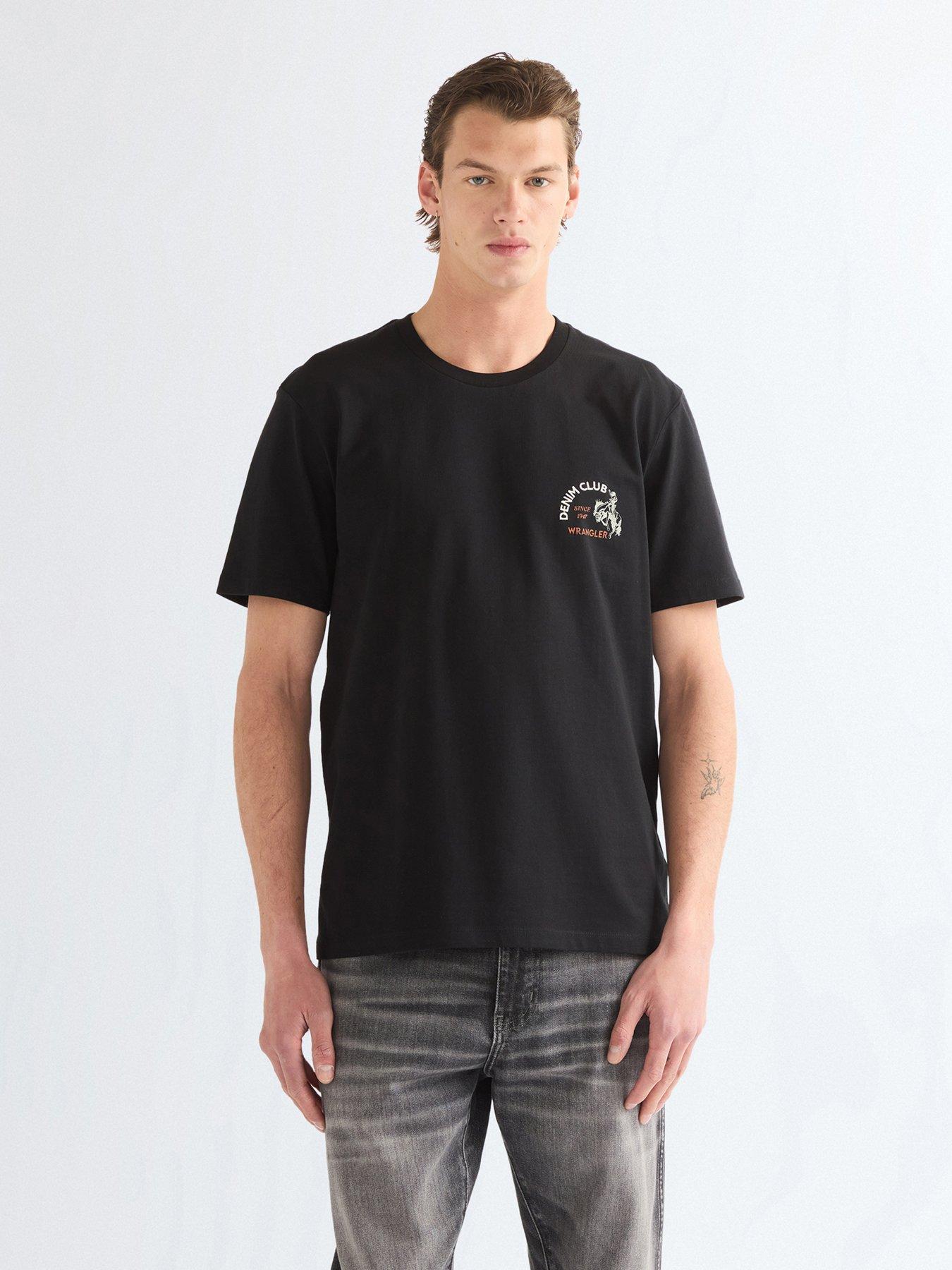 Wrangler Small Graphic Western T-shirt, Black, Size Xl, Men