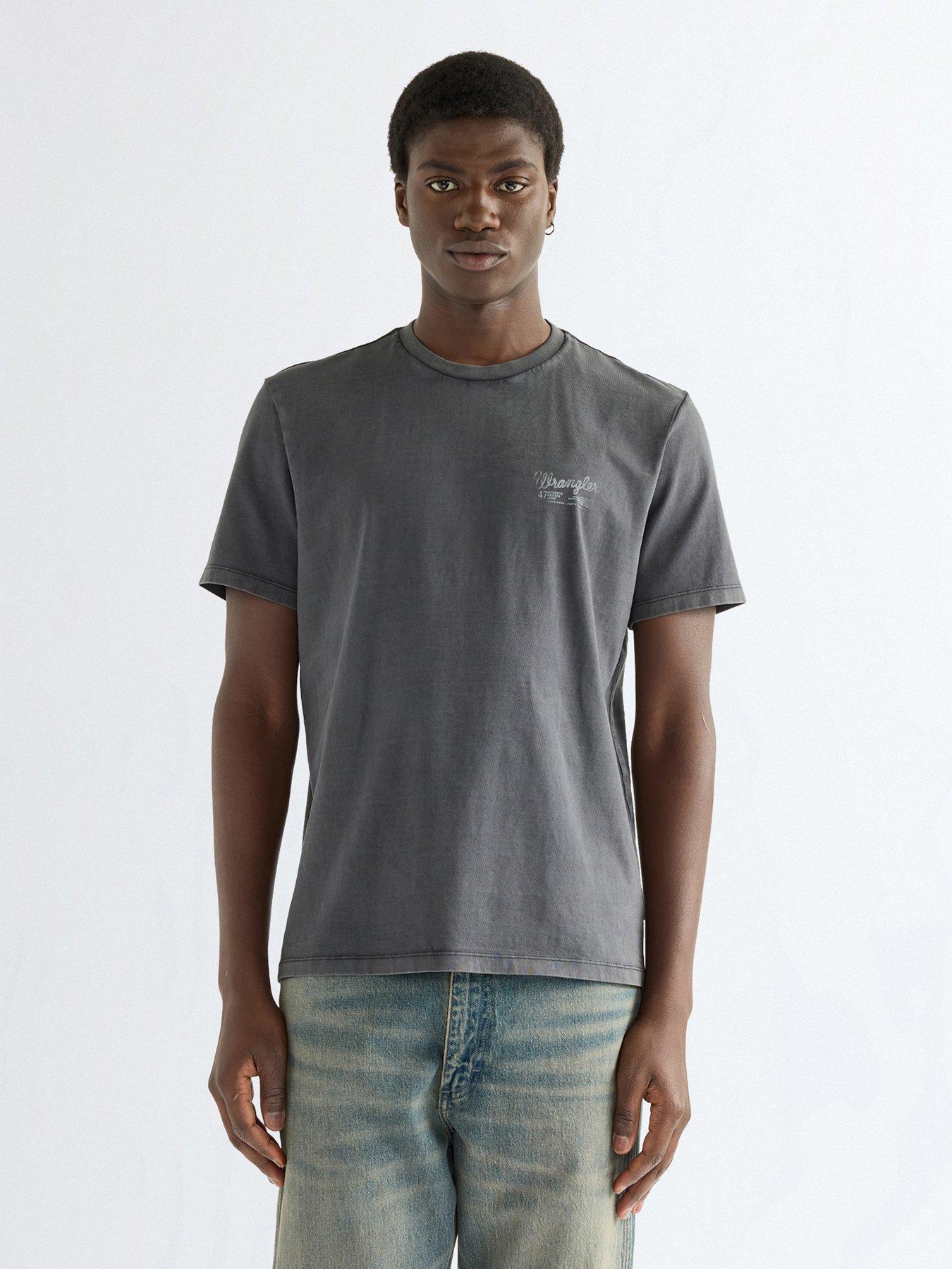 Image 1 of 5 of Wrangler Wrangler Back Graphic T-shirt - Black