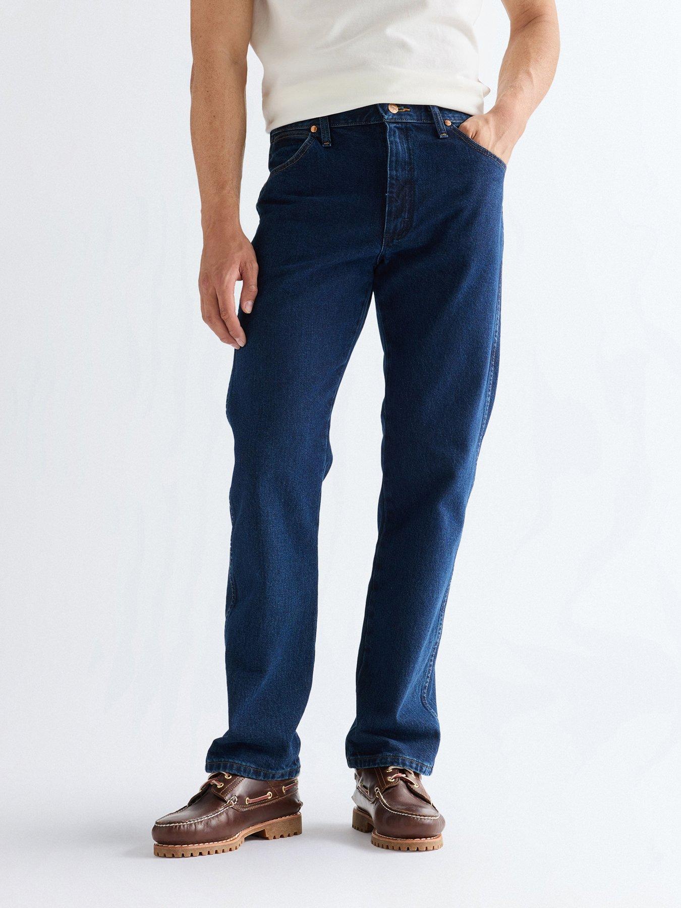 Wrangler 13mwz Original Regular Bootcut Jeans - Dark Blue