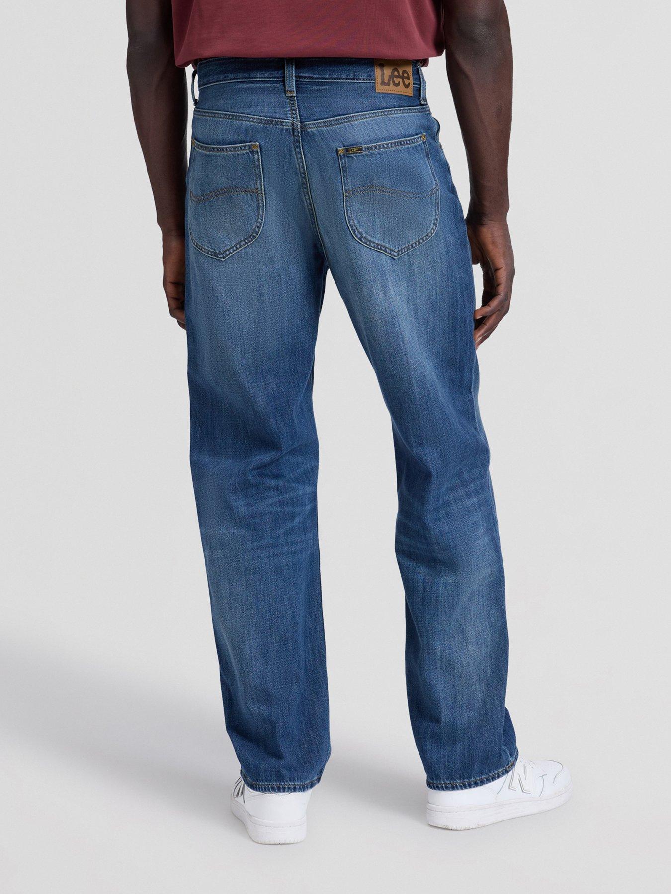 Image 2 of 4 of Lee Asher Loose Straight Jeans - Dark Blue