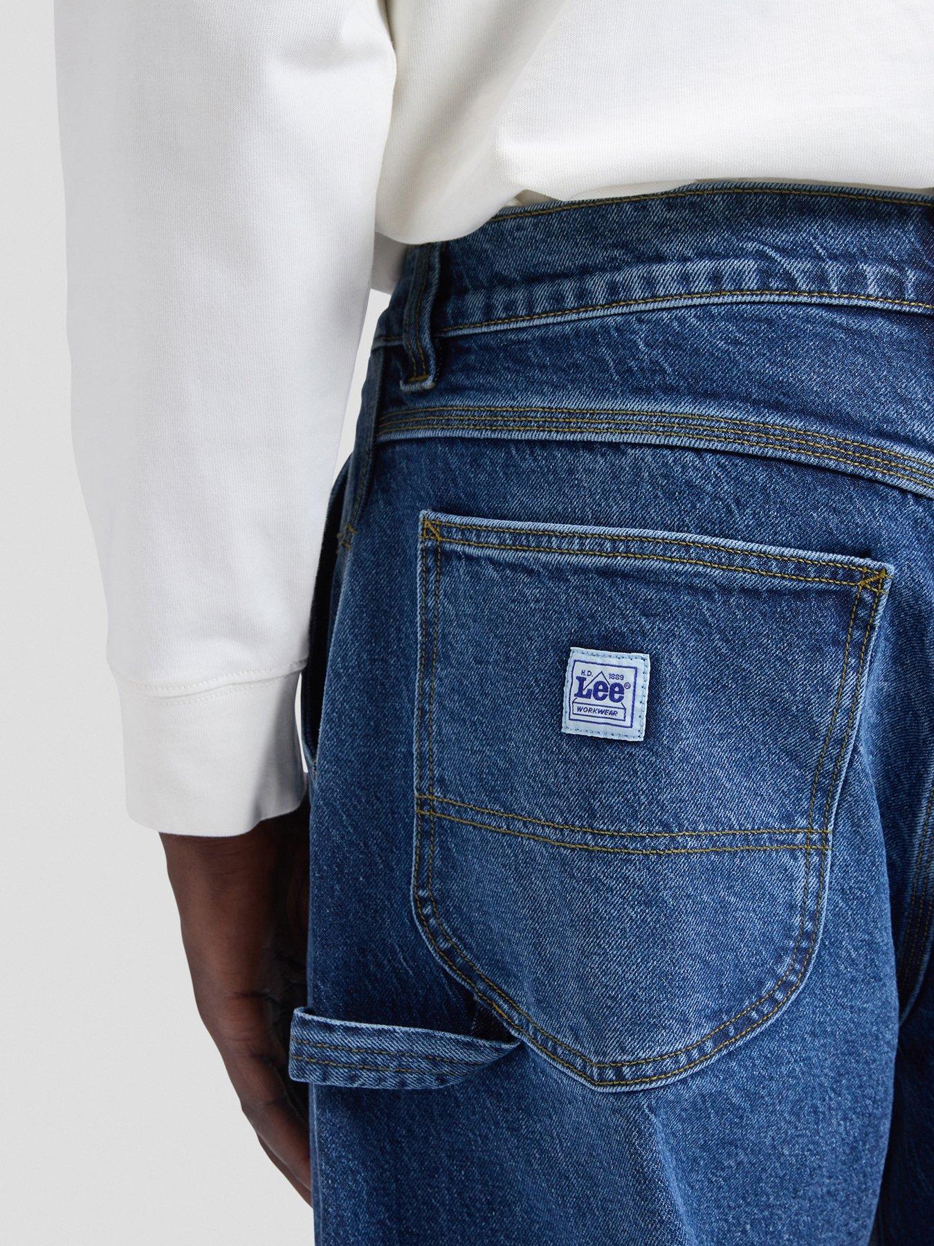 Image 5 of 5 of Lee Workwear Carpenter Baggy Jeans - Dark Blue