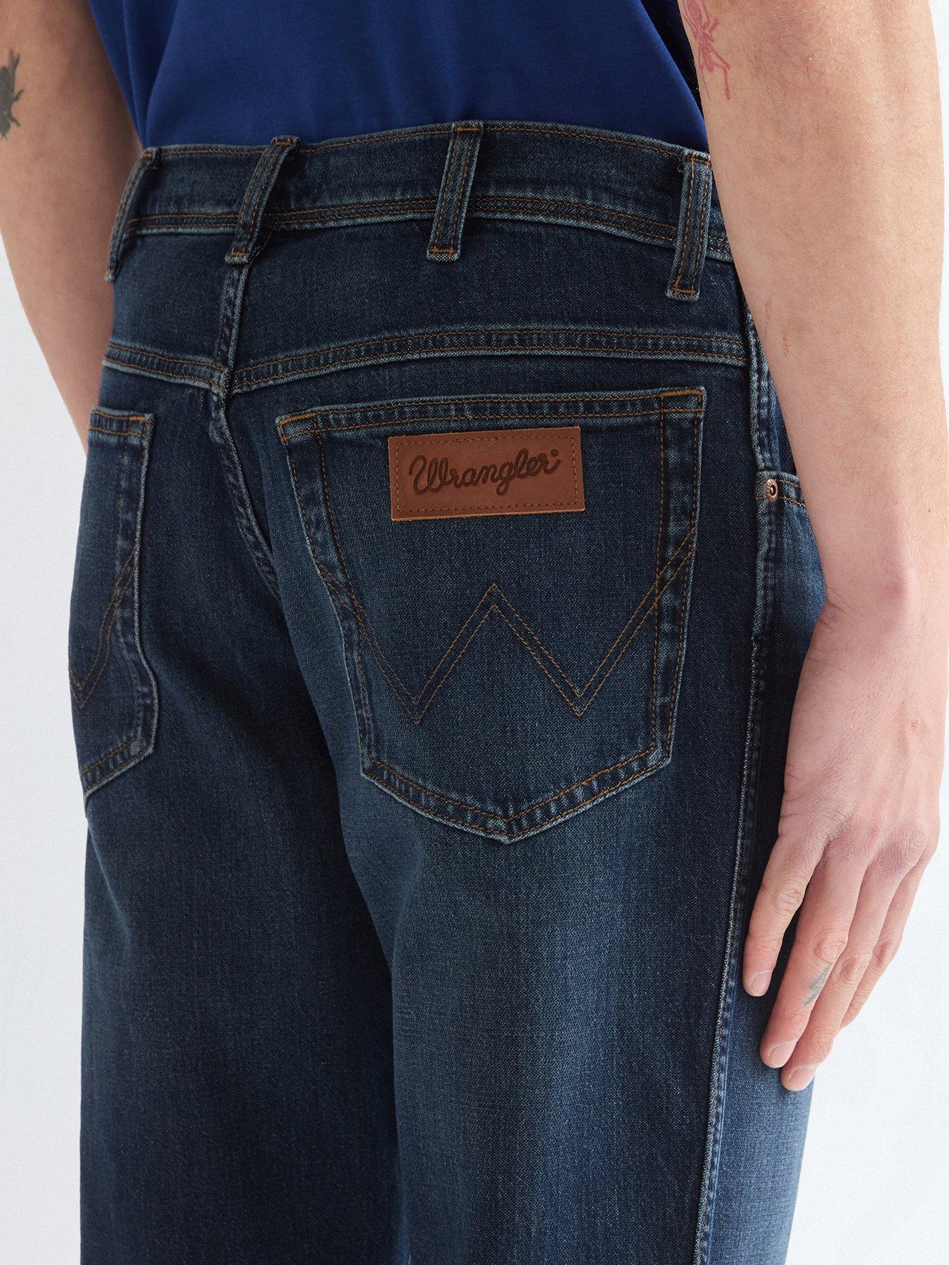Image 5 of 5 of Wrangler Texas Authentic Slim Jeans - Dark Blue