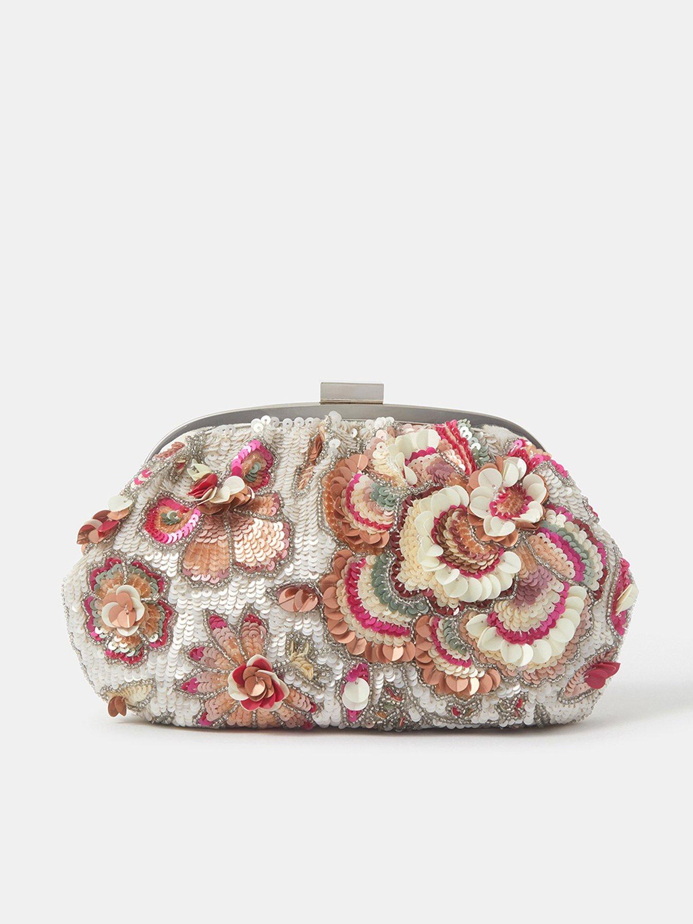 Monsoon FLORAL SEQUIN CLIPFRAME