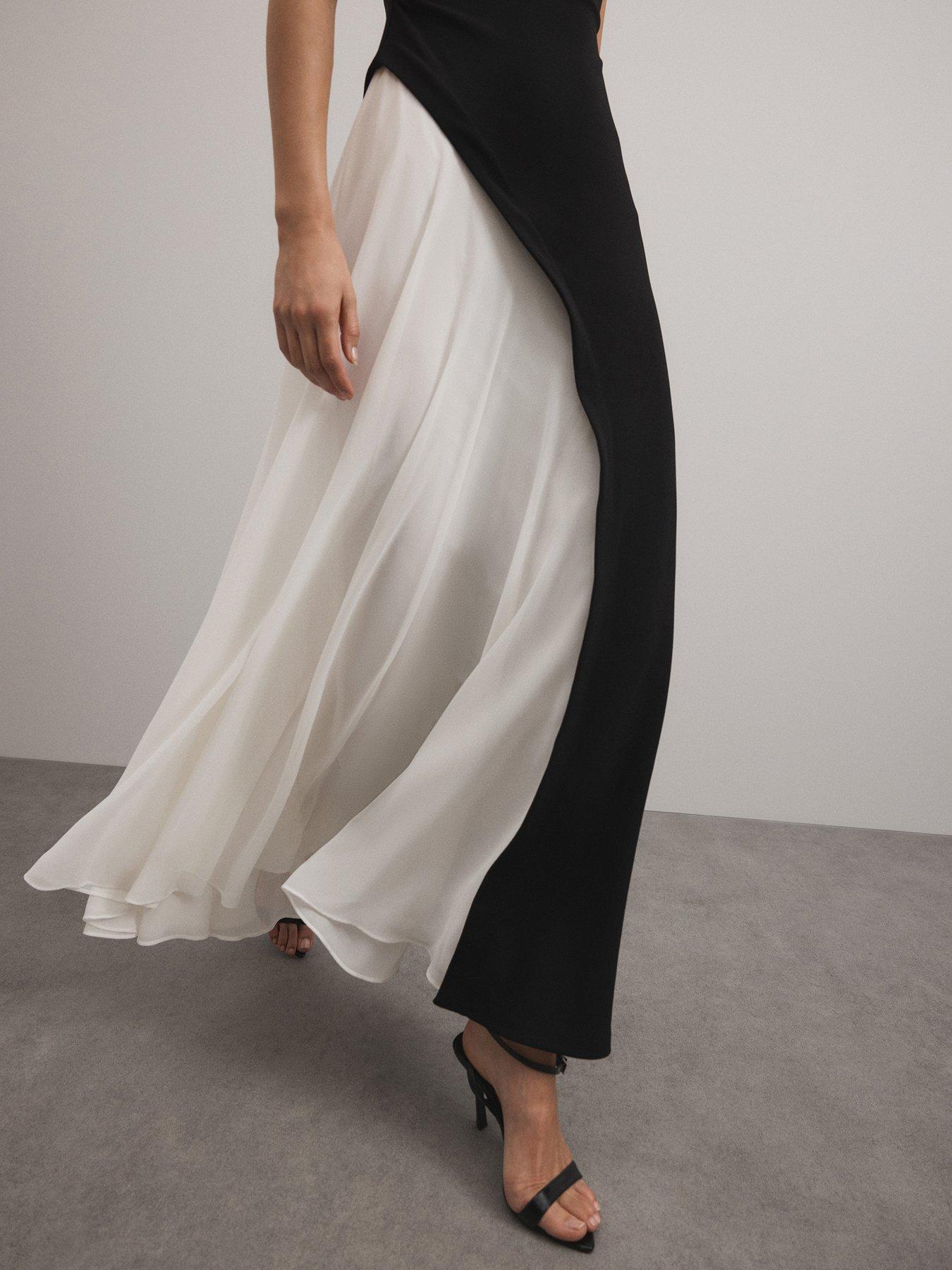 Image 3 of 7 of Forever New Candace Contrast Panel Sleeveless Maxi Dress - Multi