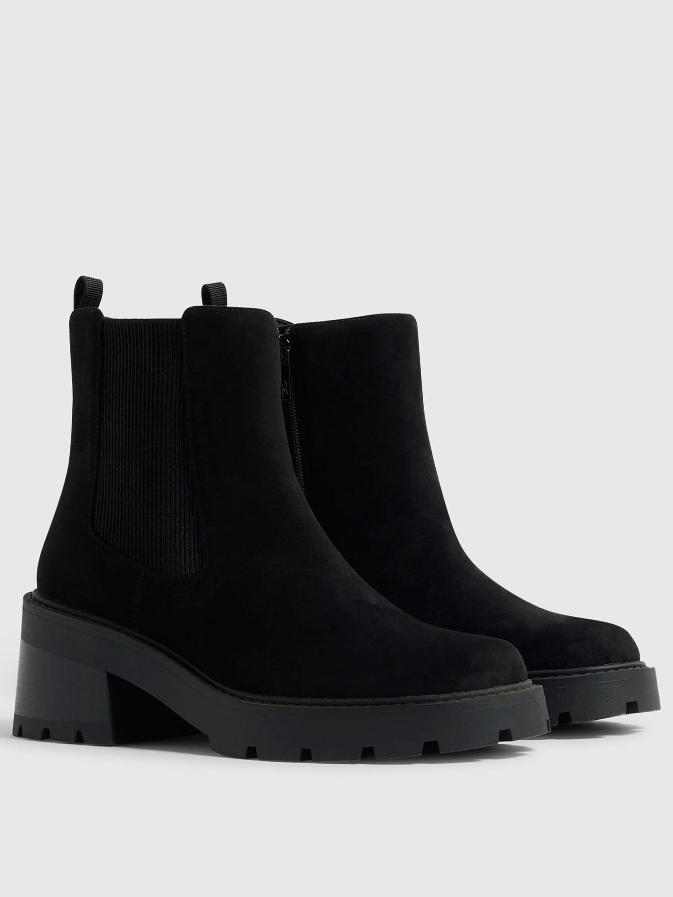 Image 2 of 5 of River Island Chunky Cleated Chelsea Boot
