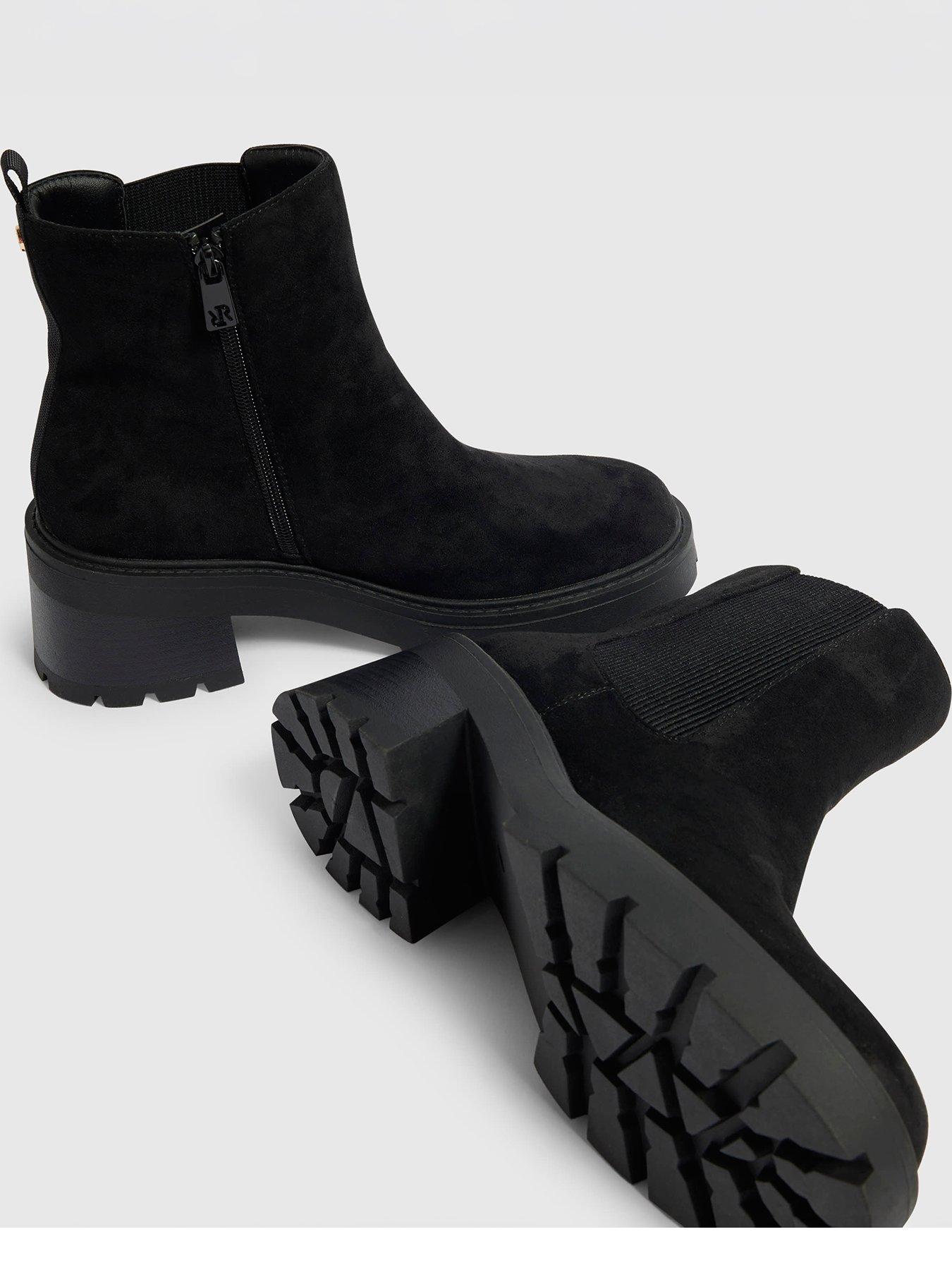 Image 4 of 5 of River Island Chunky Cleated Chelsea Boot
