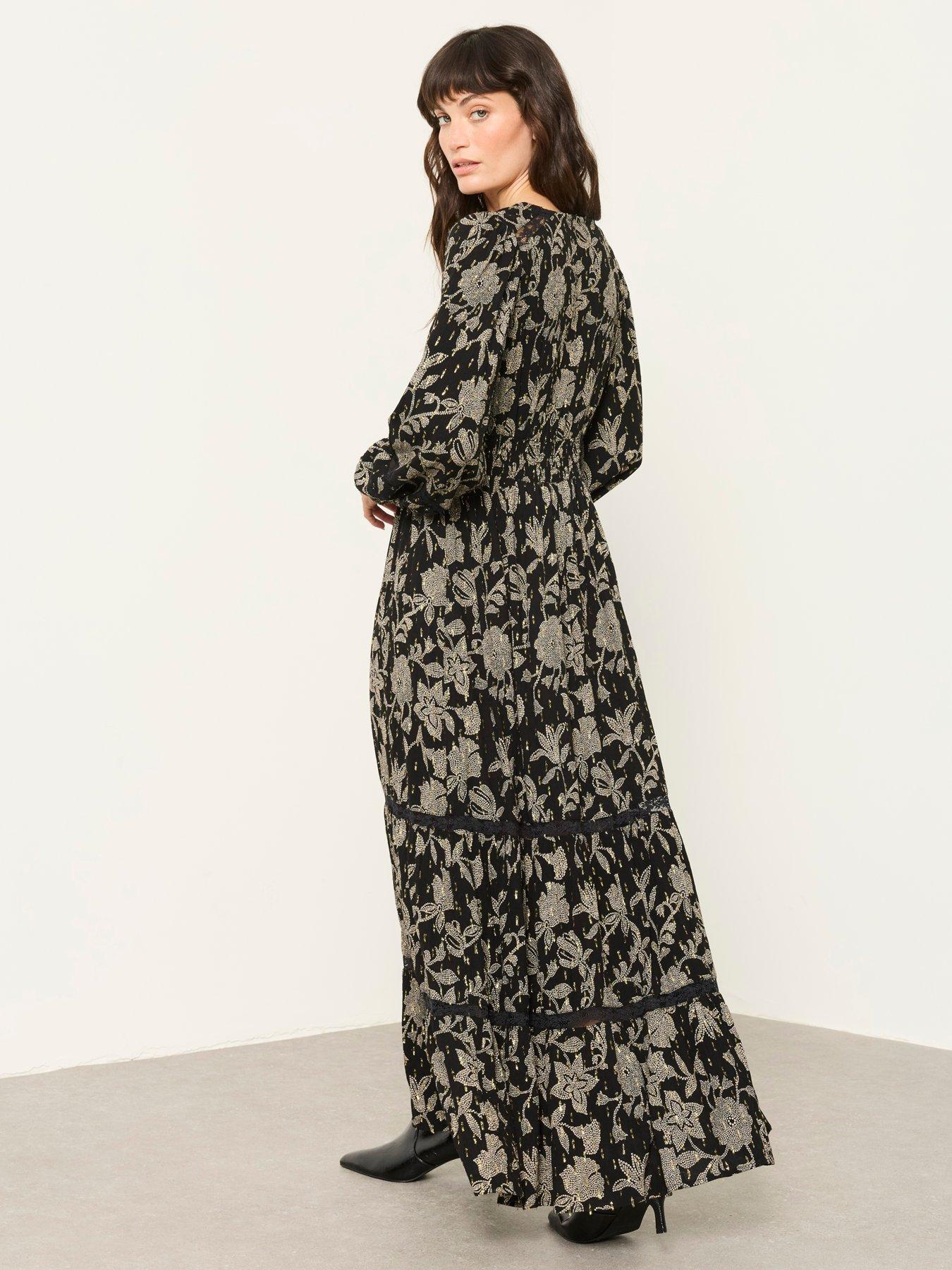 Image 2 of 5 of FatFace Eden Floral Dot Maxi