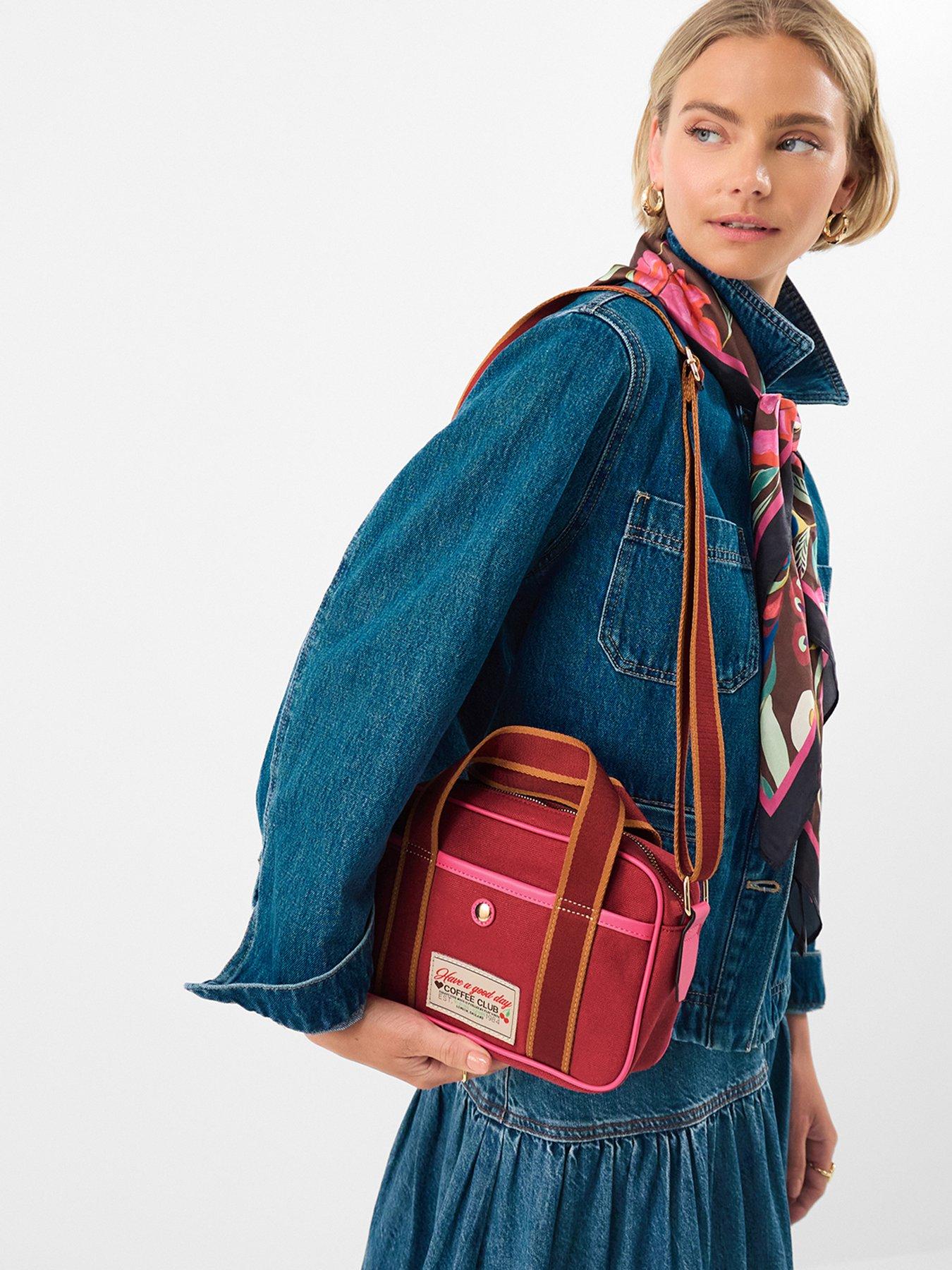 Image 2 of 5 of Accessorize Canvas Top Handle Crossbody Bag