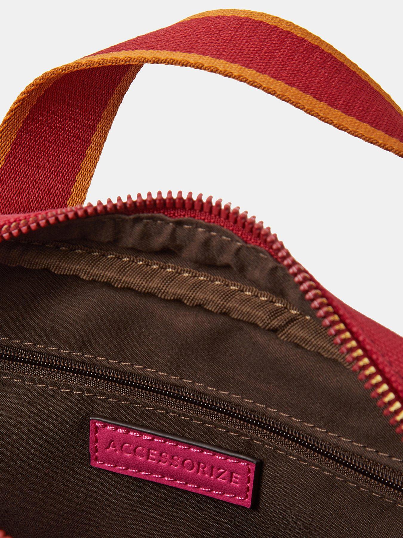 Image 5 of 5 of Accessorize Canvas Top Handle Crossbody Bag