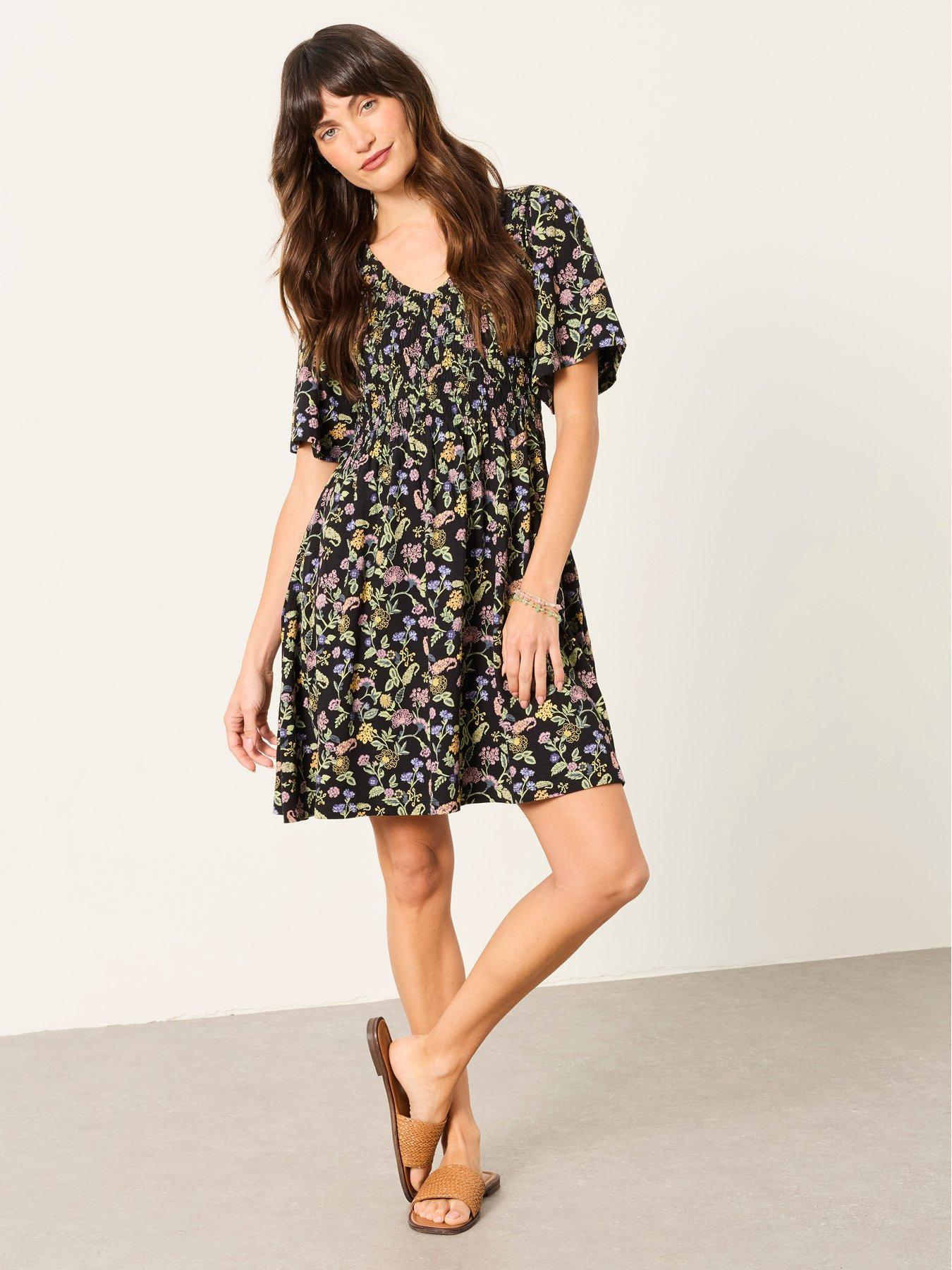FatFace Emma Floral Jersey D