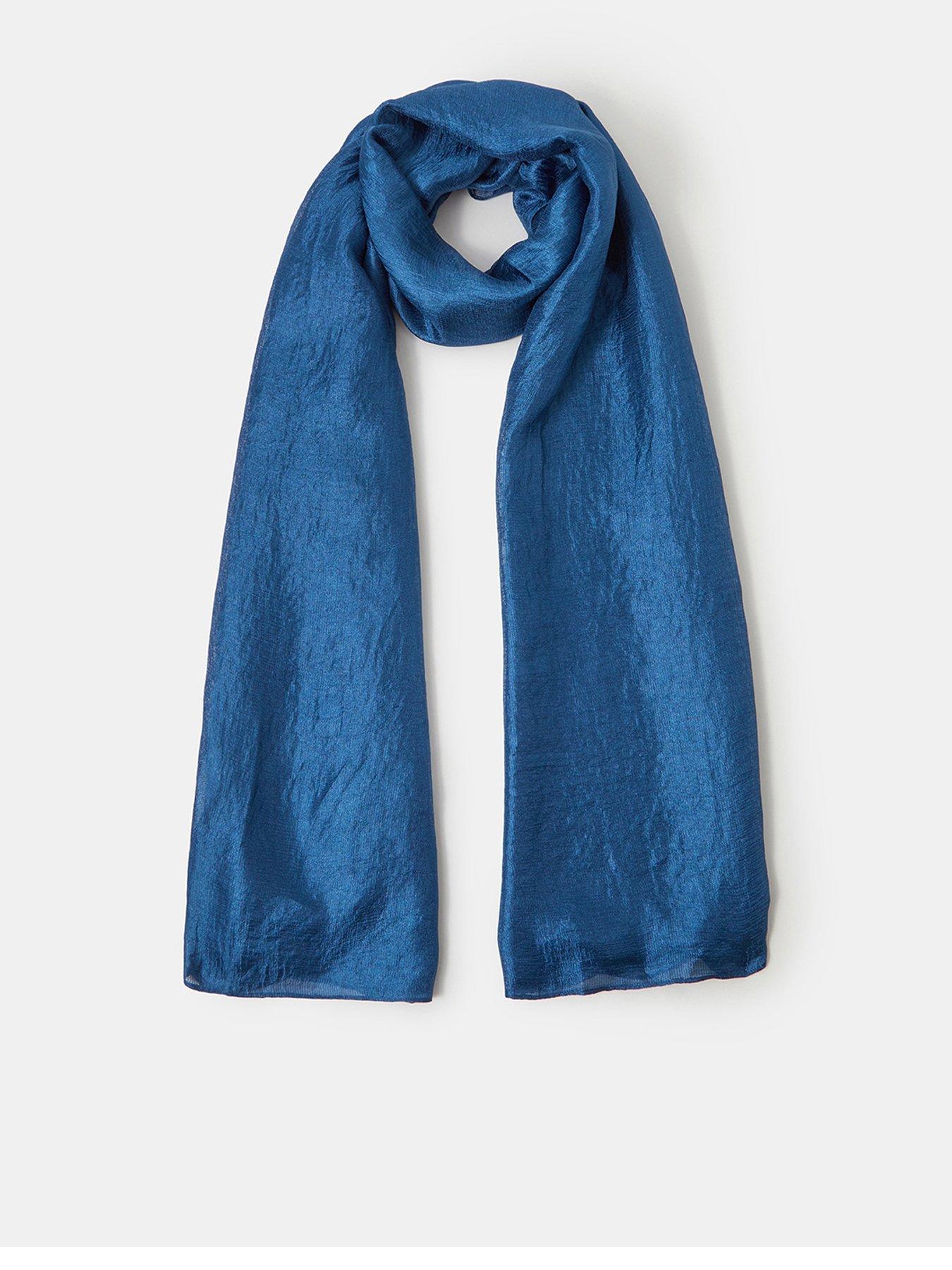 Monsoon Sammy Shimmer Scarf - Blue