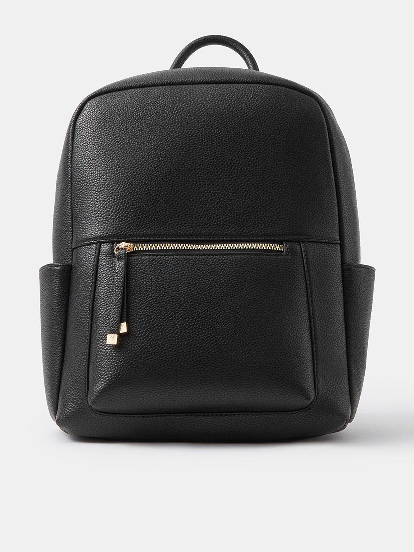 black faux leather backpack uk The Everyday Diaper in Vegan fabric pocket with zip Faux Leather Backpack Purse Forever