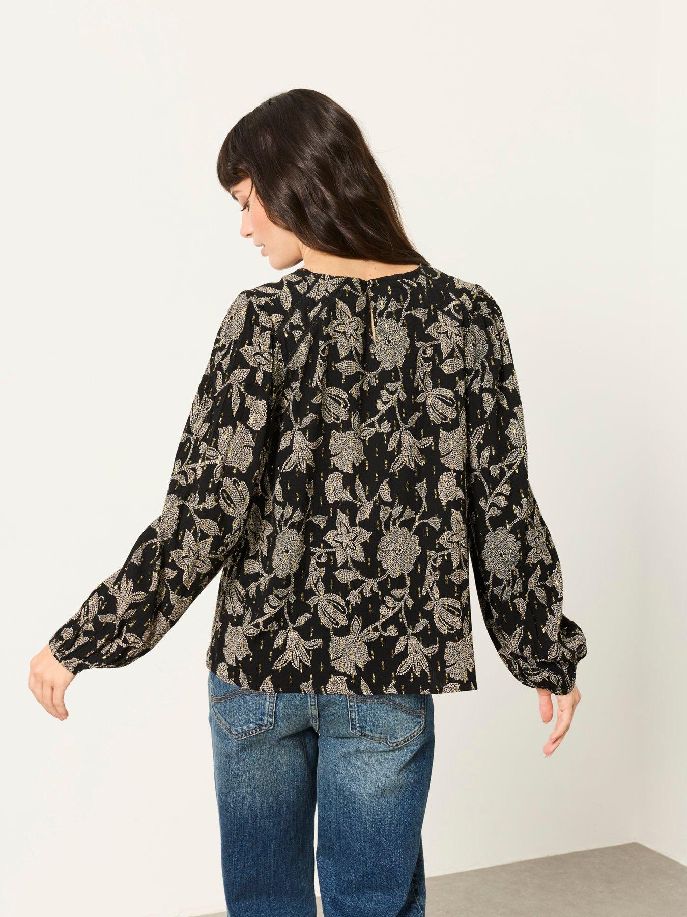 Image 2 of 6 of FatFace Sofia Floral Blouse