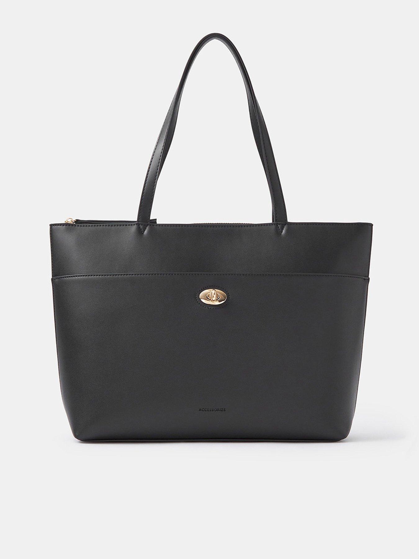 Monsoon Large Tote Bag - Black