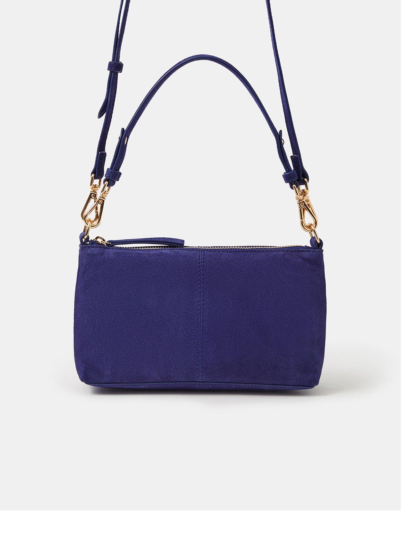 Image 1 of 5 of Accessorize Leather Handheld Cross Body Bag