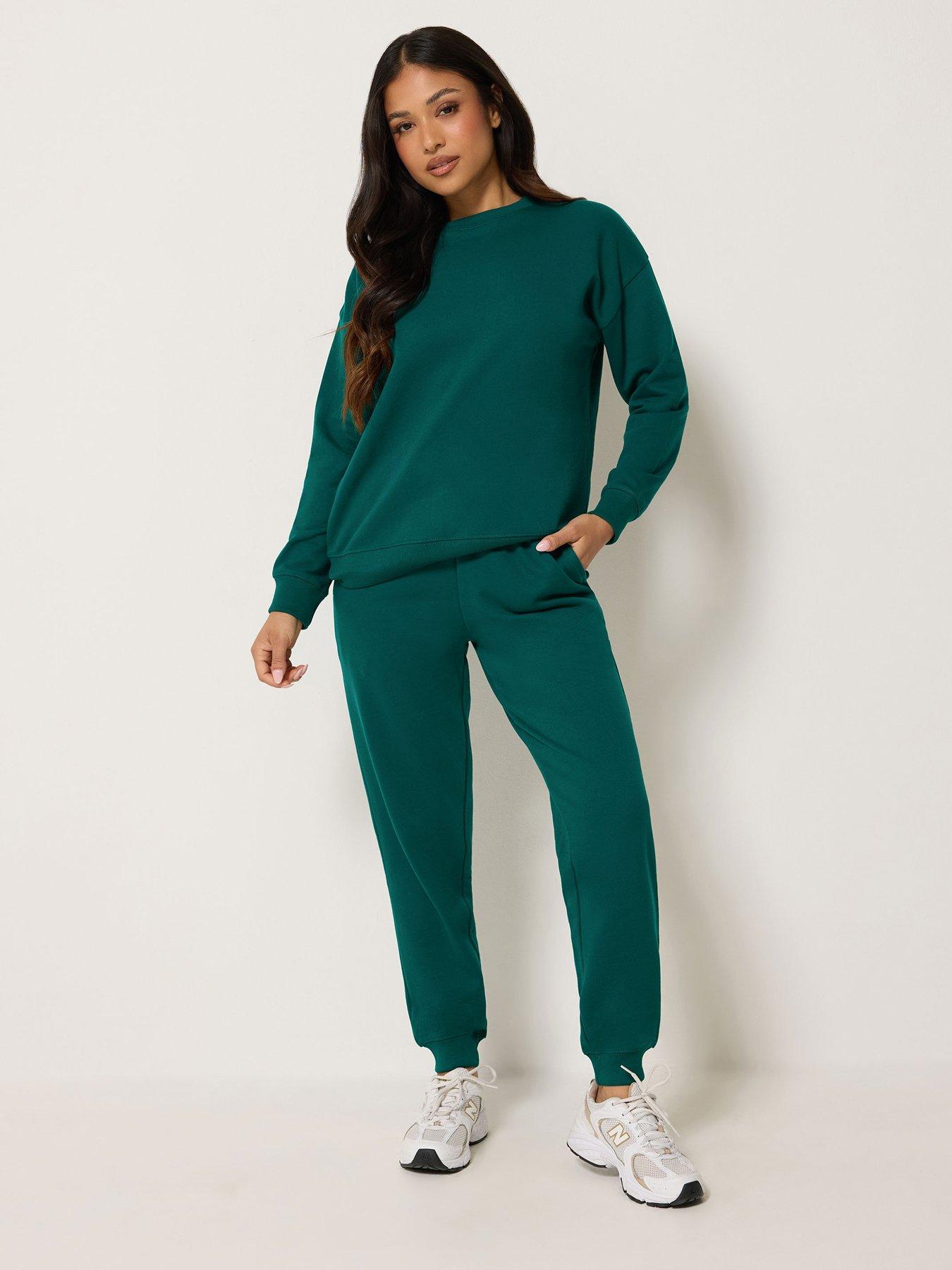 Image 3 of 4 of PixieGirl Petite Basic Sweatshirt - Green