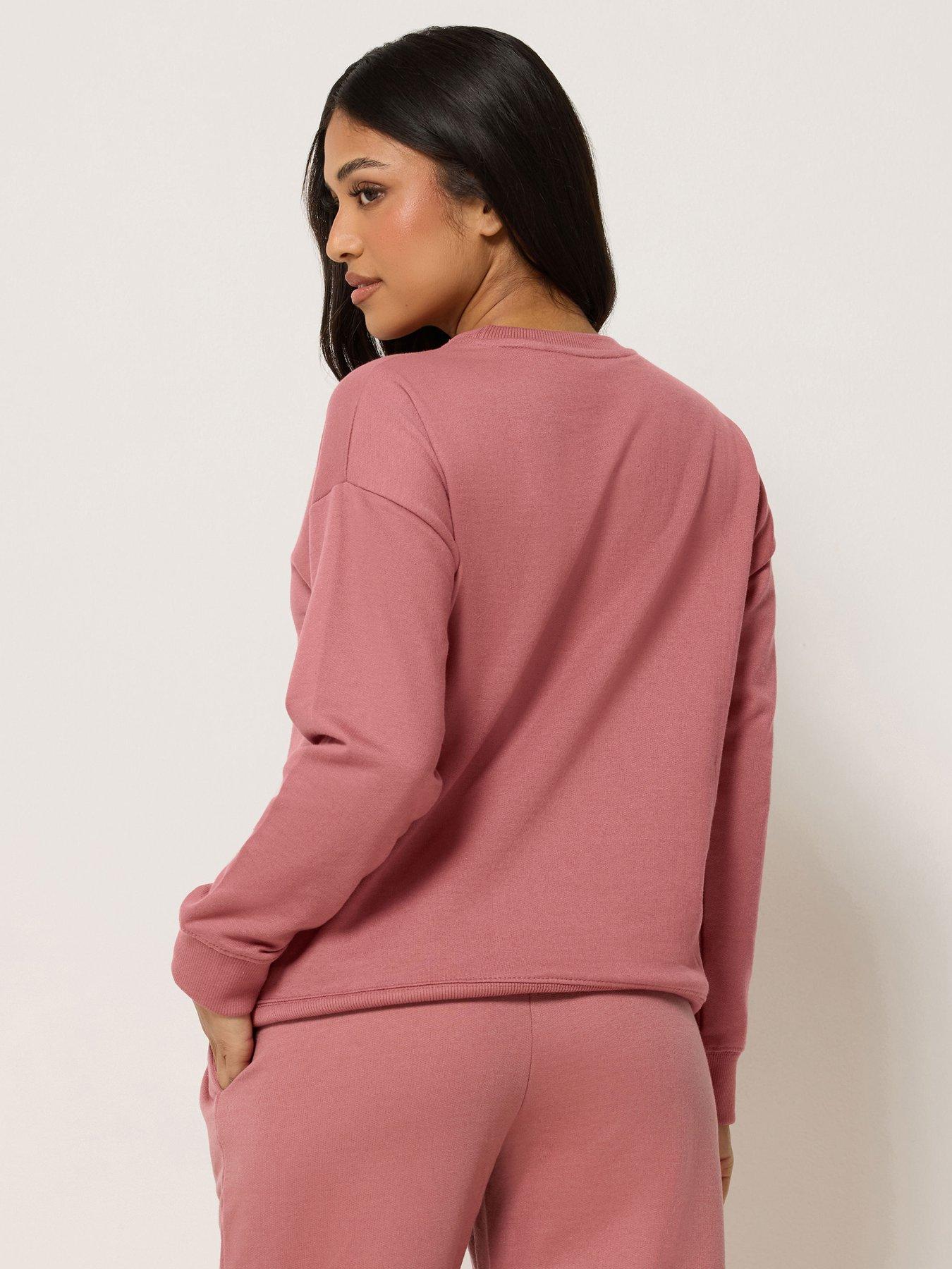 Image 2 of 4 of PixieGirl Petite Basic Sweatshirt - Pink