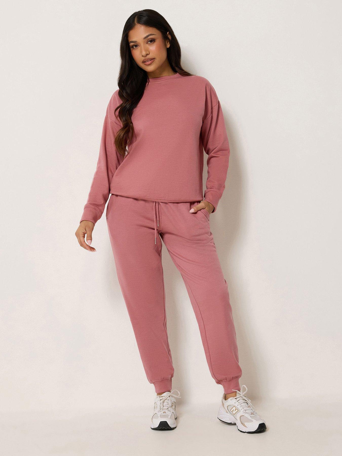 Image 3 of 4 of PixieGirl Petite Basic Sweatshirt - Pink