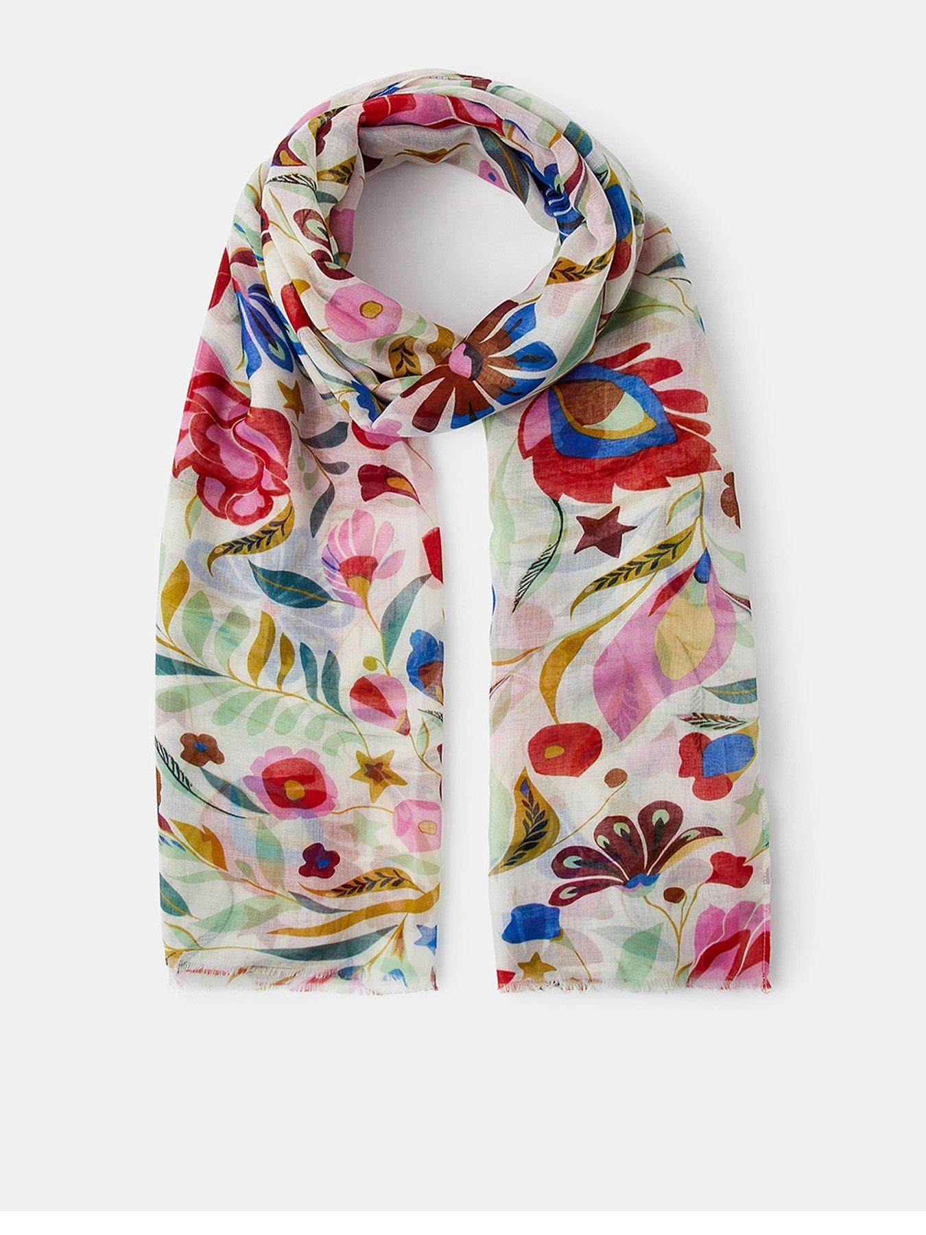 Image 1 of 2 of Accessorize Women's Finola Floral Print Lightweight Scarf - Multi