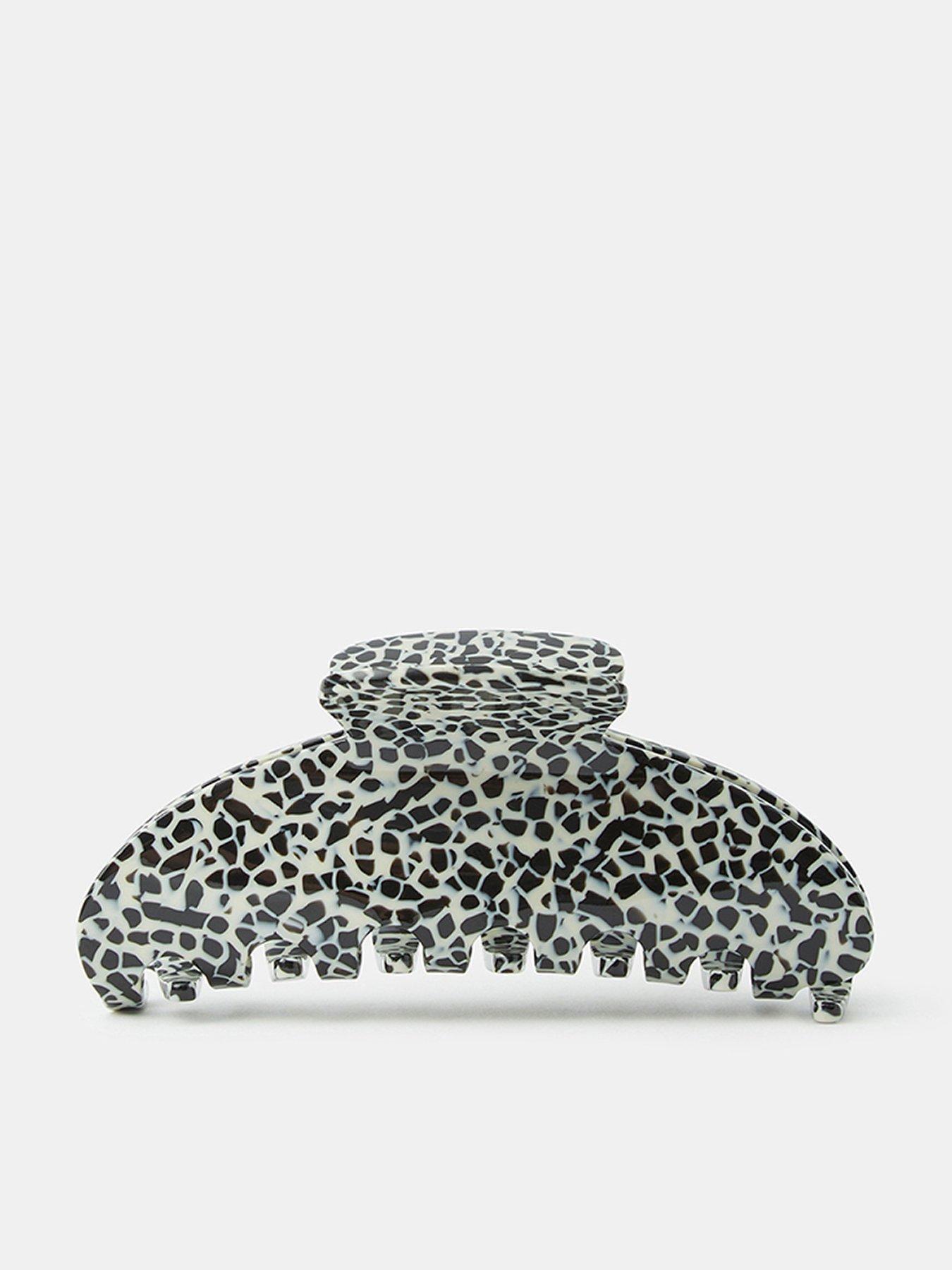 Accessorize Monochrome Speckled Hair Claw Clip - Multi