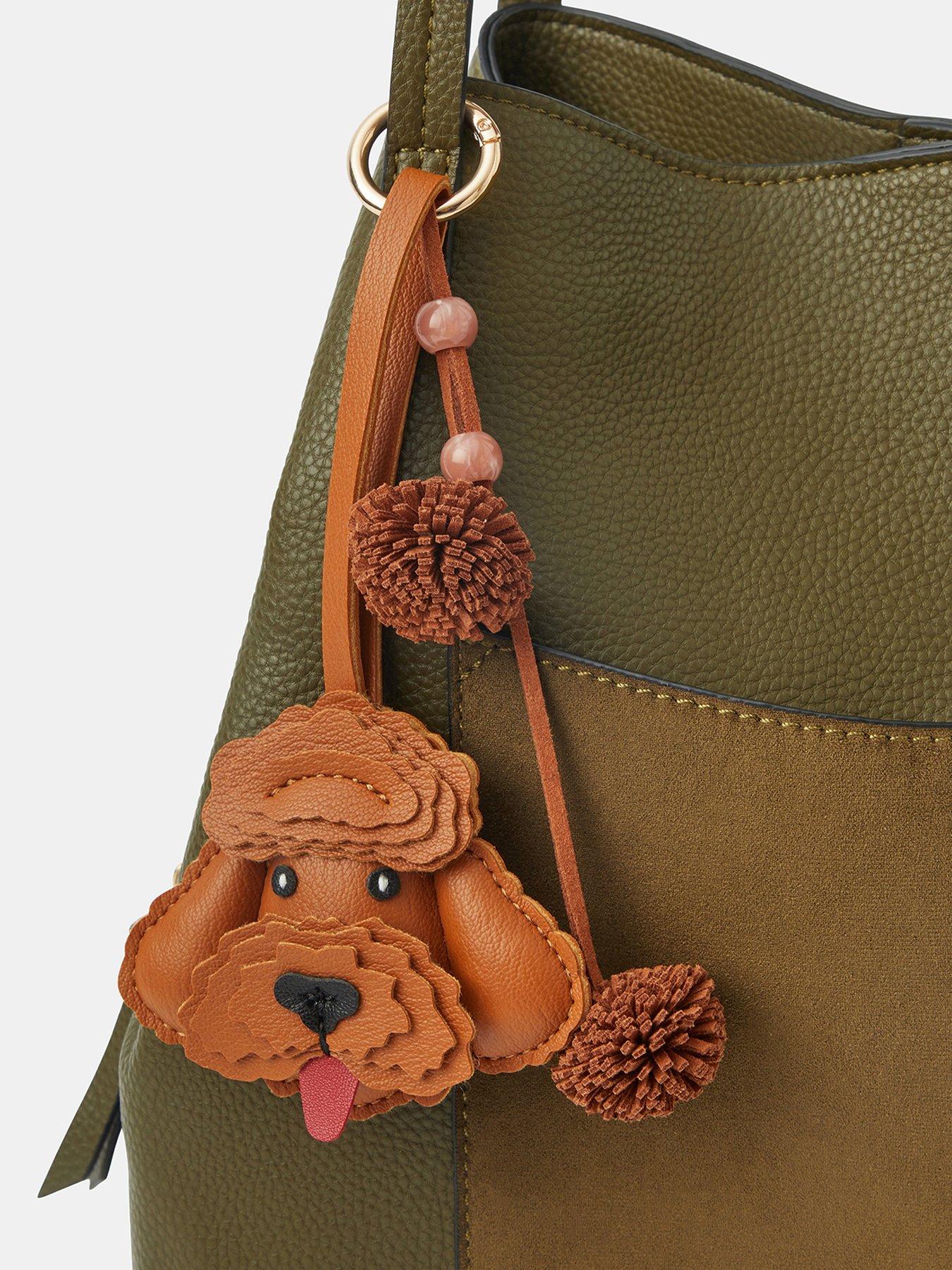 Image 3 of 3 of Accessorize Dog Bag Charm - Brown