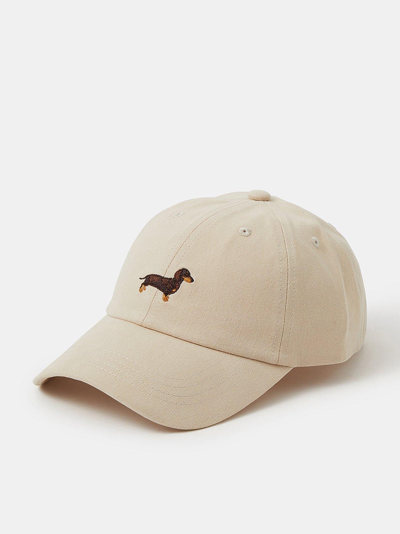 Image 1 of 4 of Accessorize Sausage Dog Cap - Cream