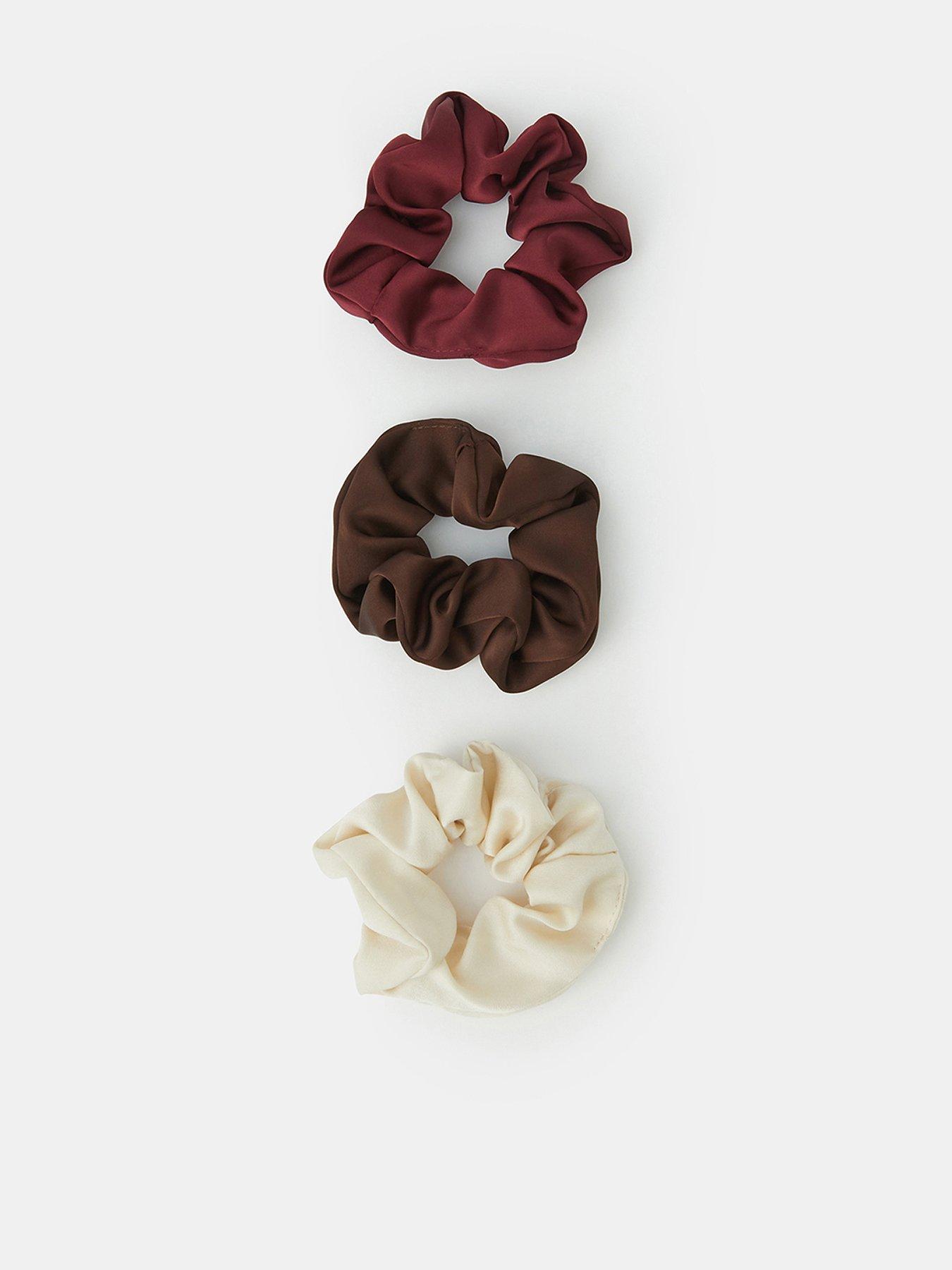 Accessorize Modern Scrunchie Set 3 Pack - Multi