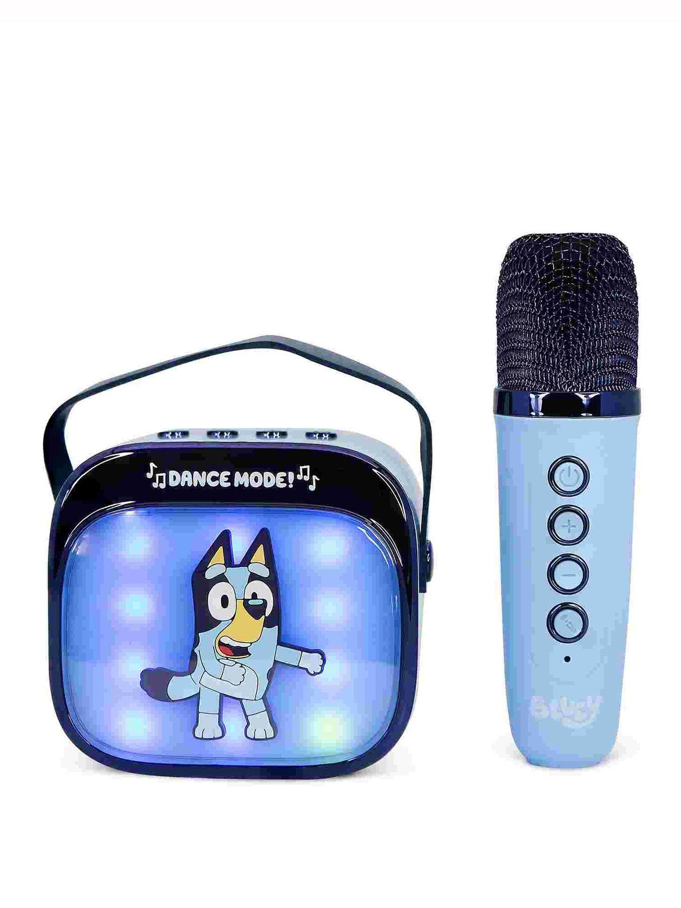 Image 1 of 7 of Bluey Bluey Popsing Led Light-Up Wireless Karaoke Speaker & Microphone